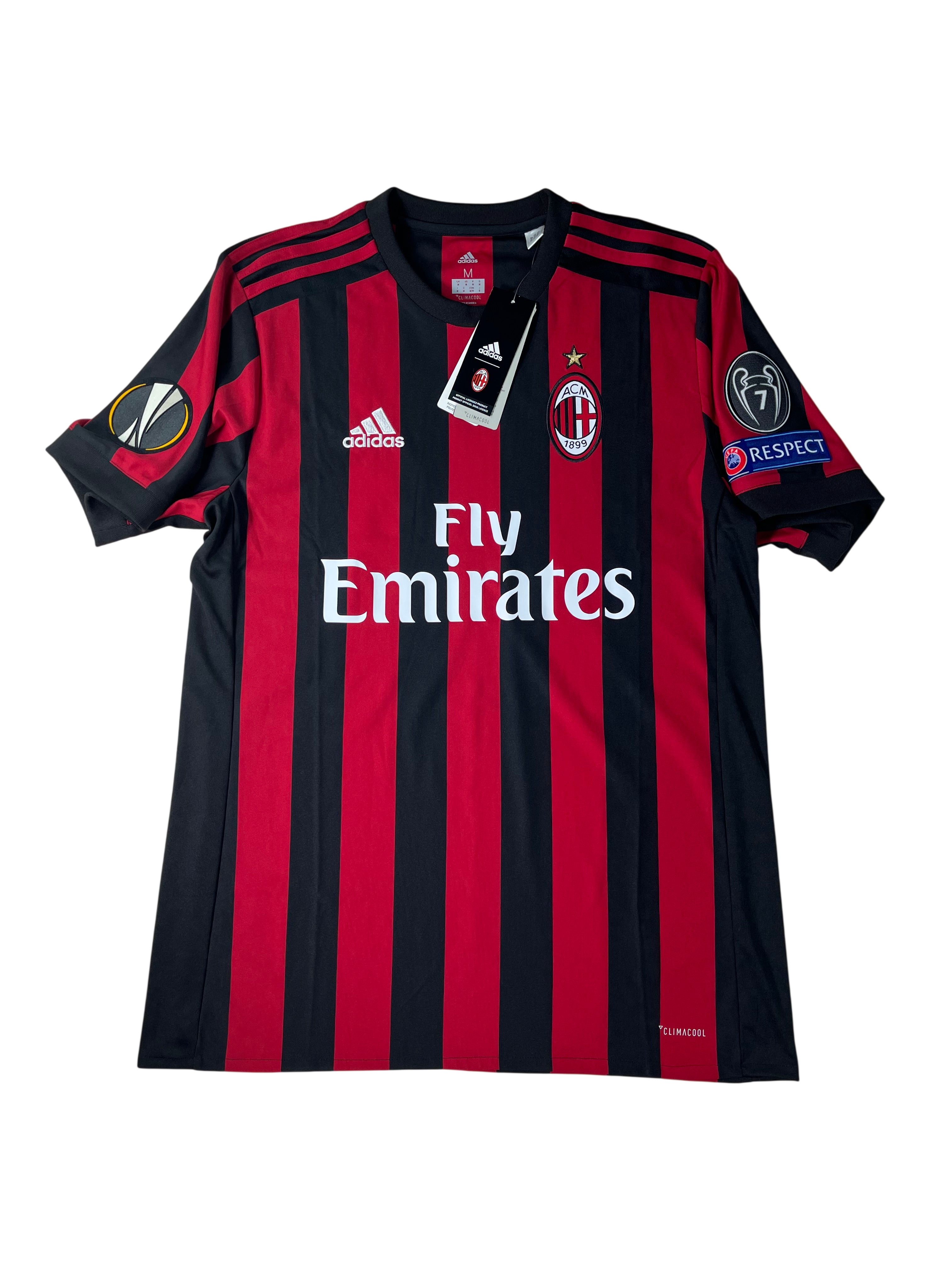 Jersey Ac Milán Local *Europa League* 2017 2018 *C/Etiquetas* Patrick Crutone (M)