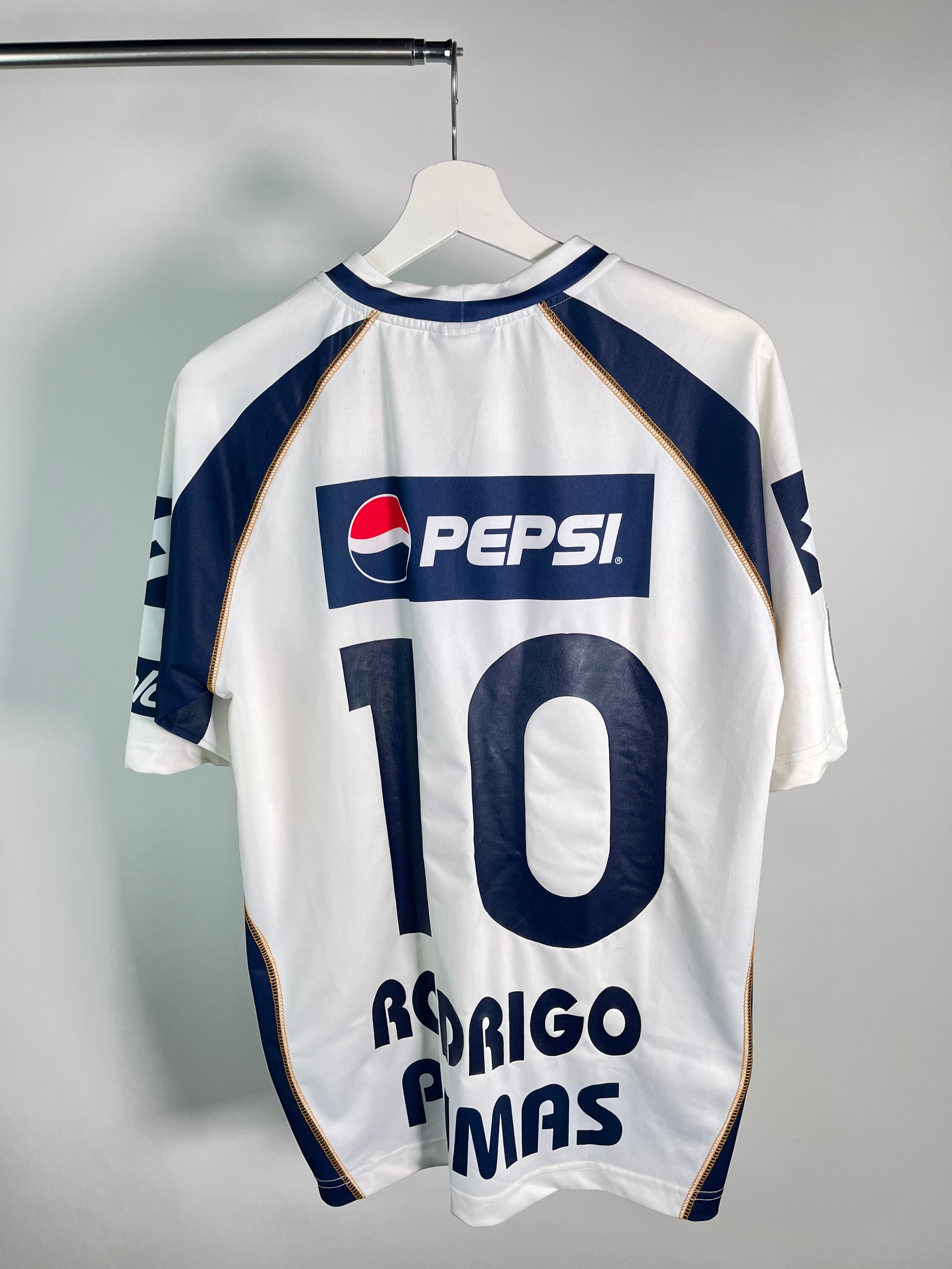 Jersey Pumas Visita 2002 2003 Match Worn Rodrigo Lemos (L)