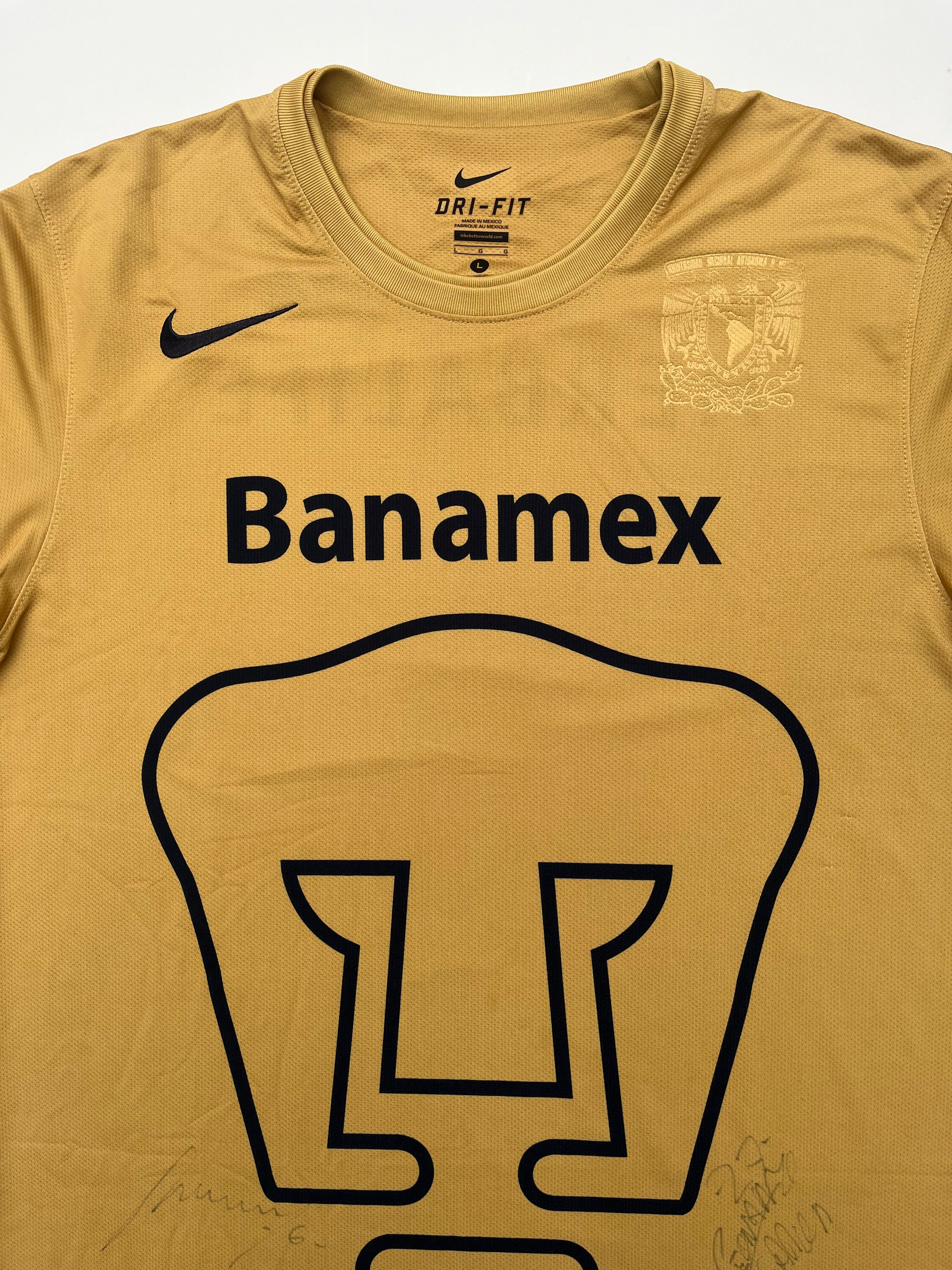 Jersey Pumas Local 2014 2015 Autografiado L El jugador numero 12