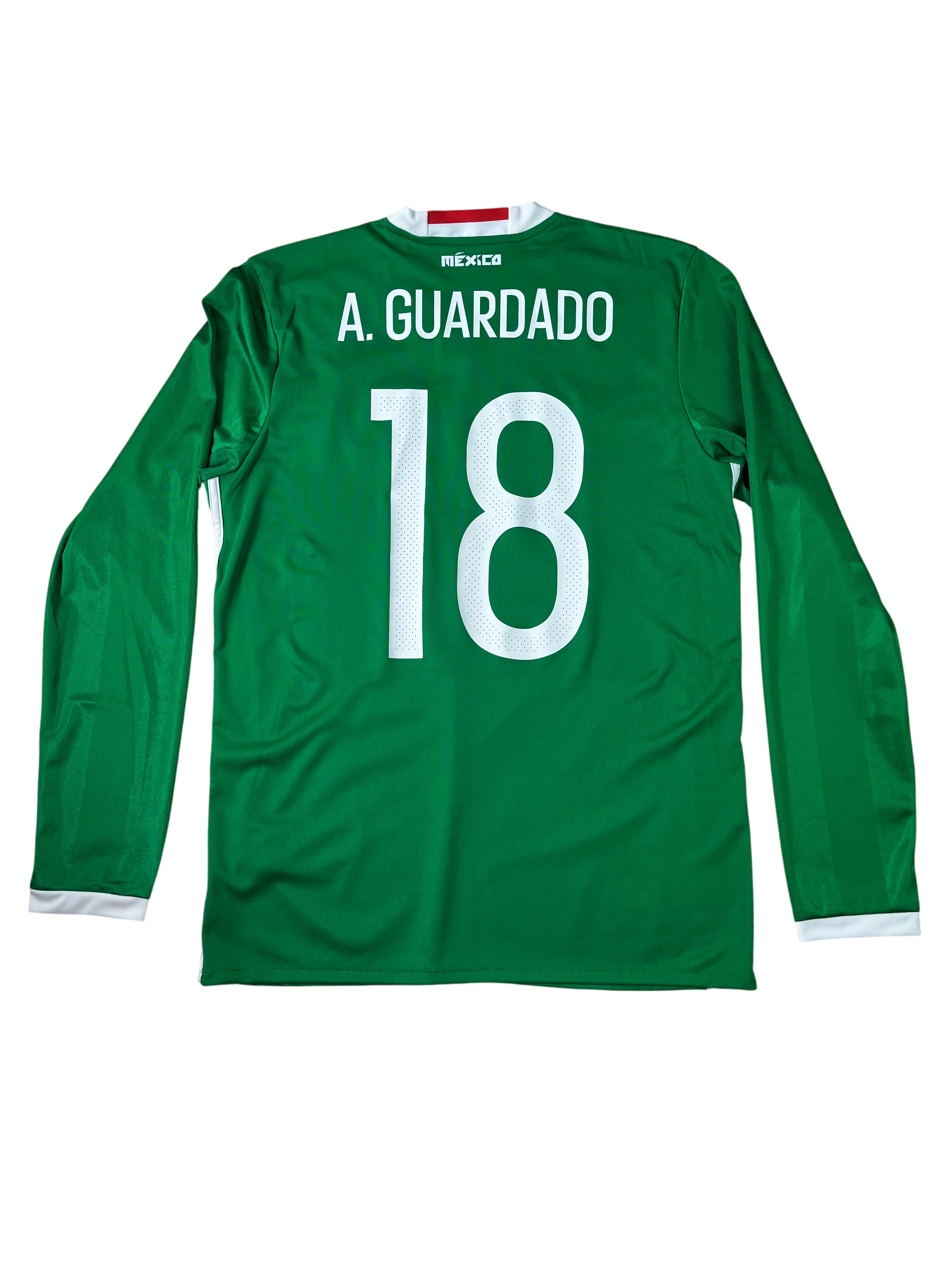 Jersey México Local 2016 2018 Manga Larga Andrés Guardado (M)