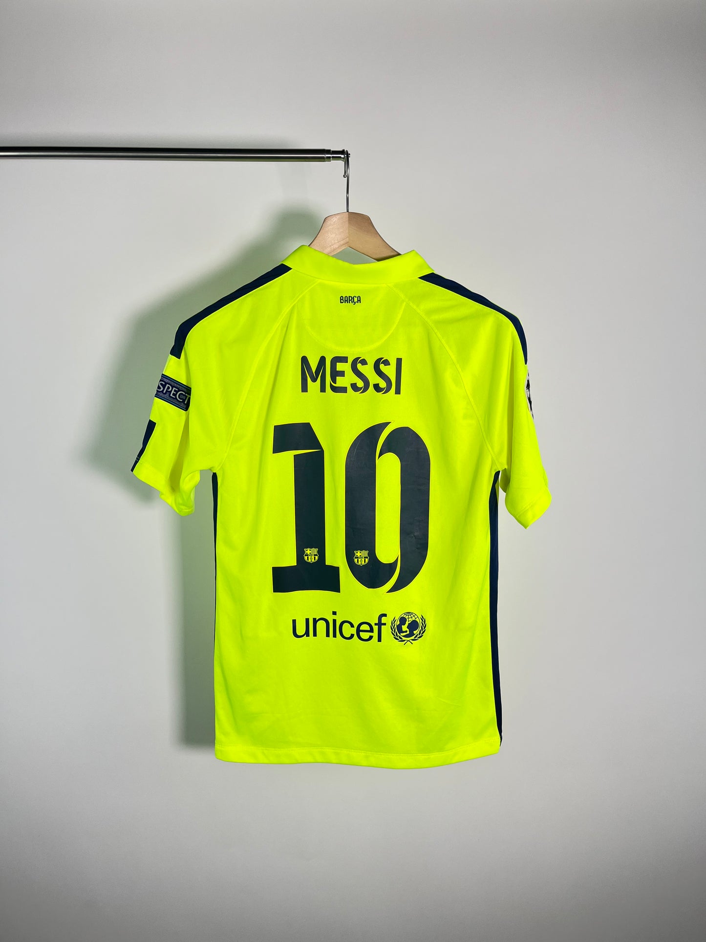 Jersey Barcelona Tercera 2014 2015 *Champions League* Lionel Messi (S)