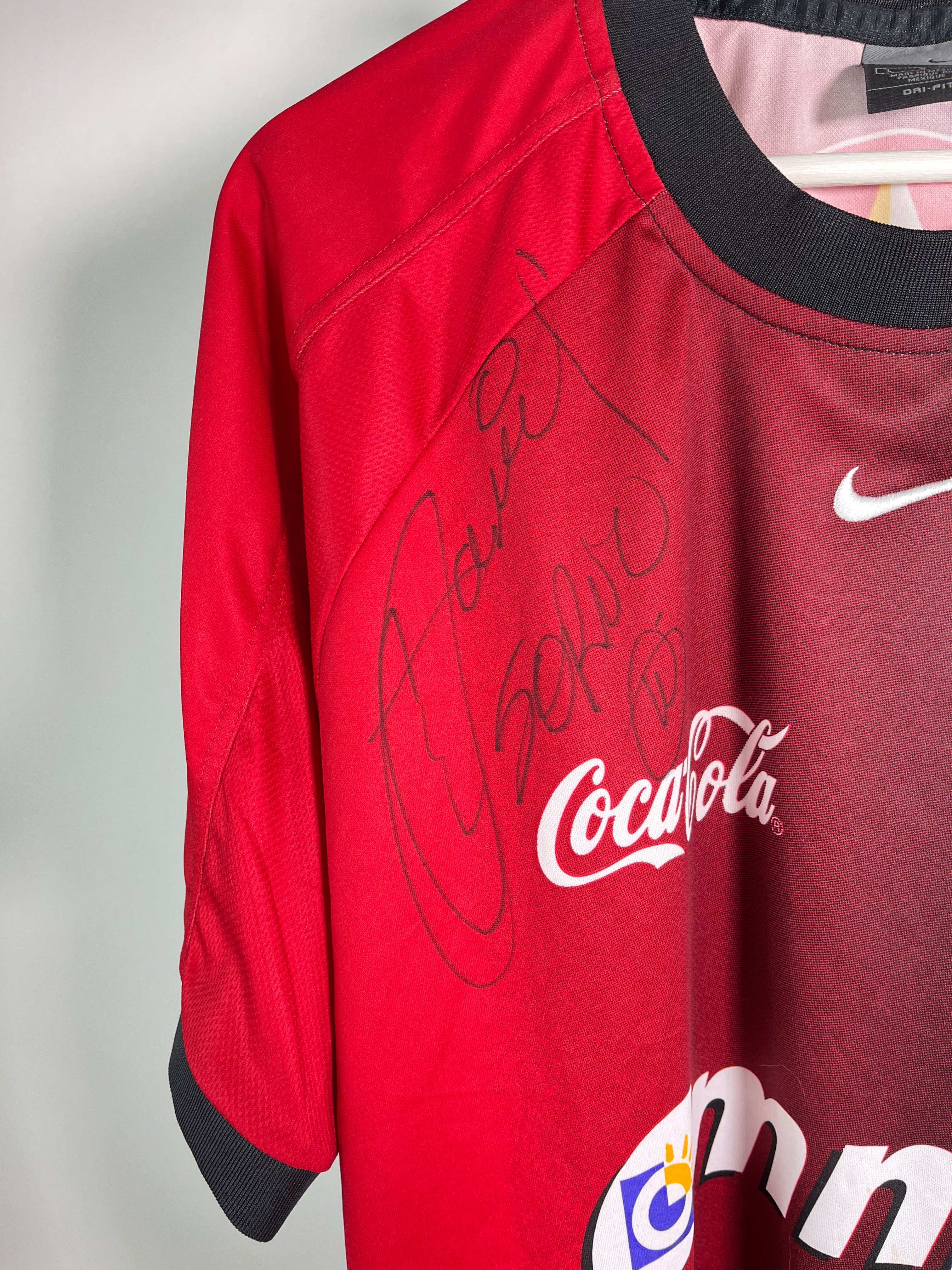 Jersey Atlas Local 2001 2002 Match Worn Autografiado Daniel Osorno (L)