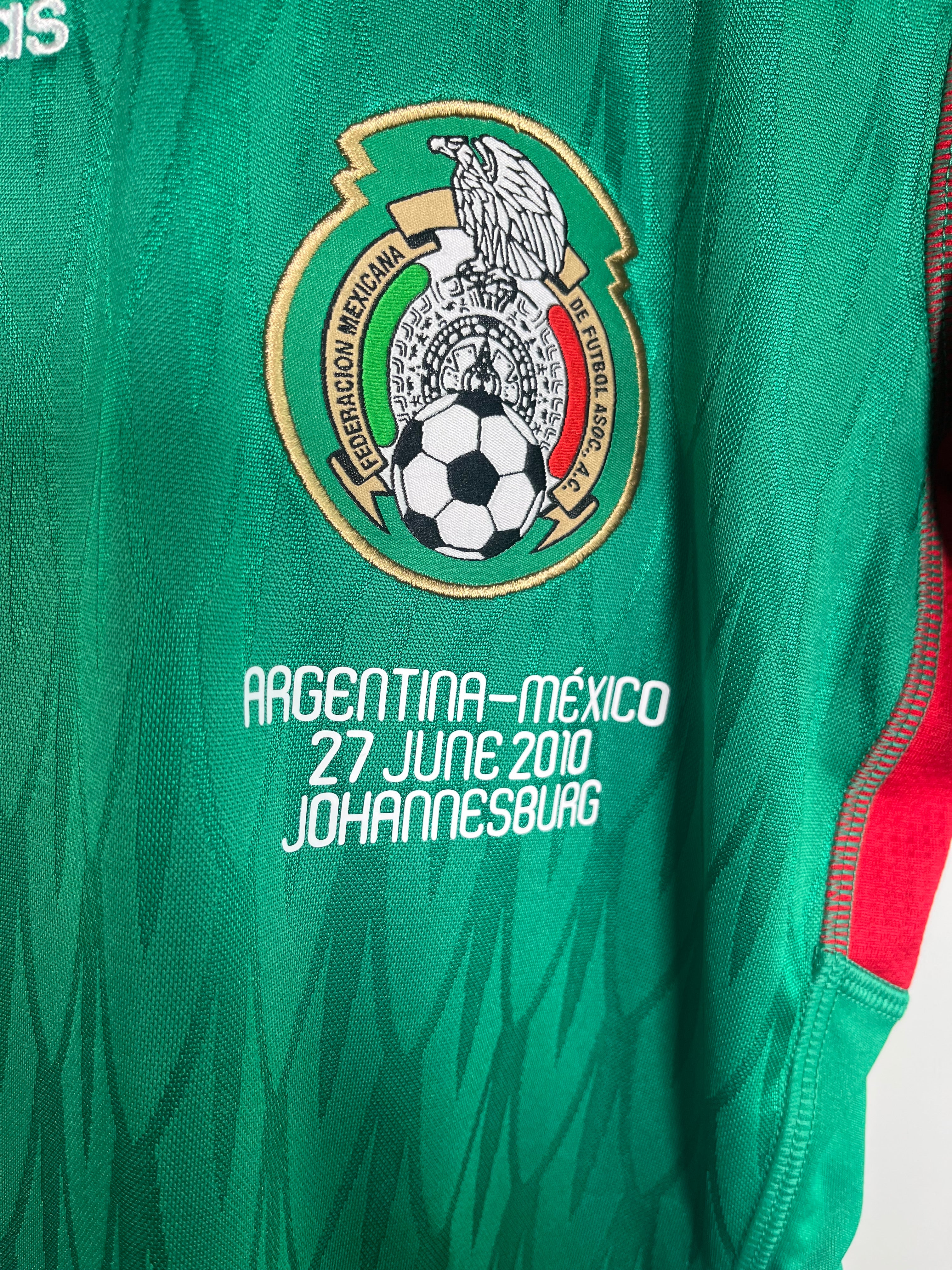 Jersey México Local 2010 2011 *Match Detail vs Argentina* Cuauhtémoc Blanco (S)