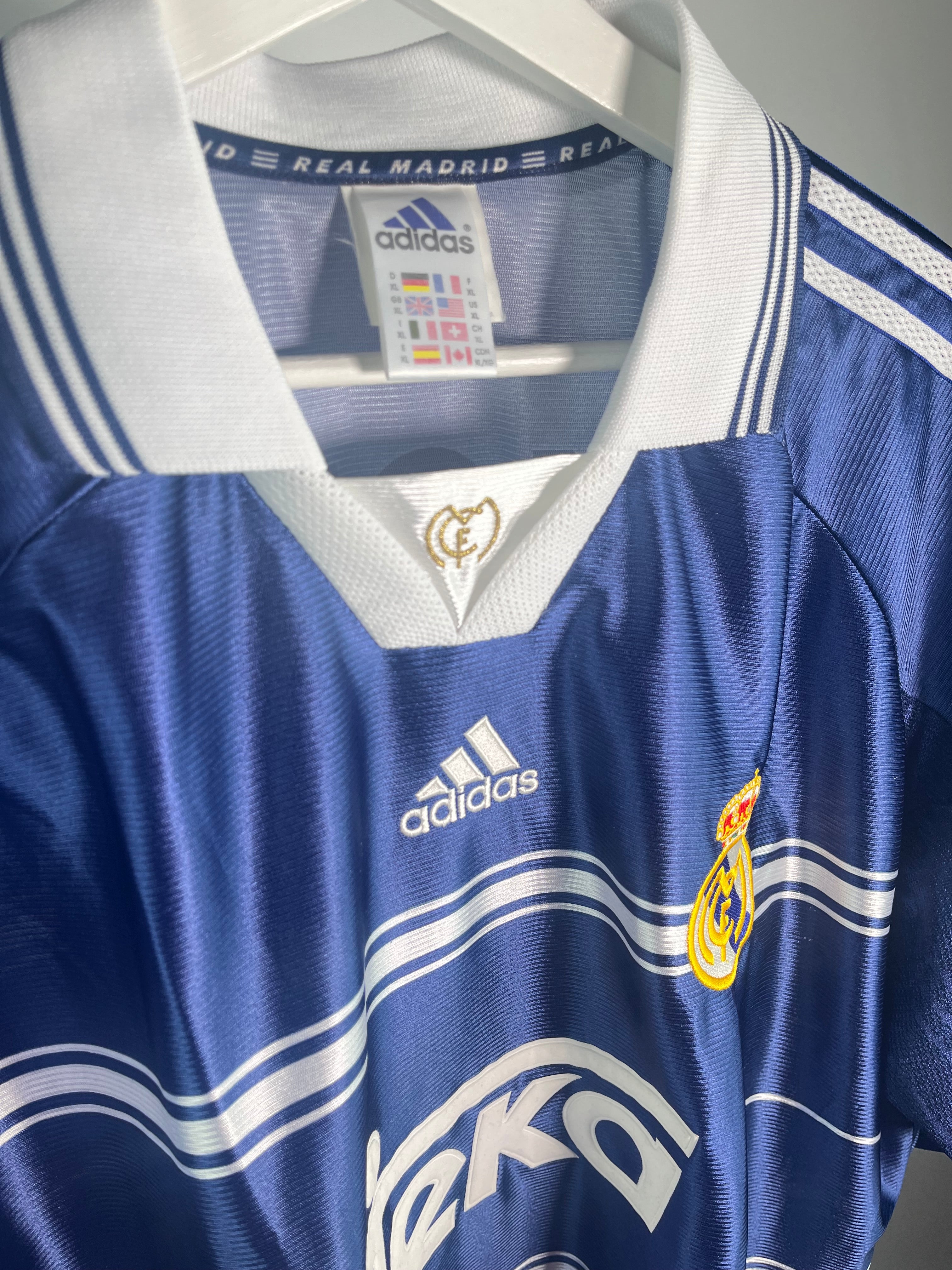Jersey Real Madrid Visita 1998 1999 José María Gutiérrez "Guti" (XL)