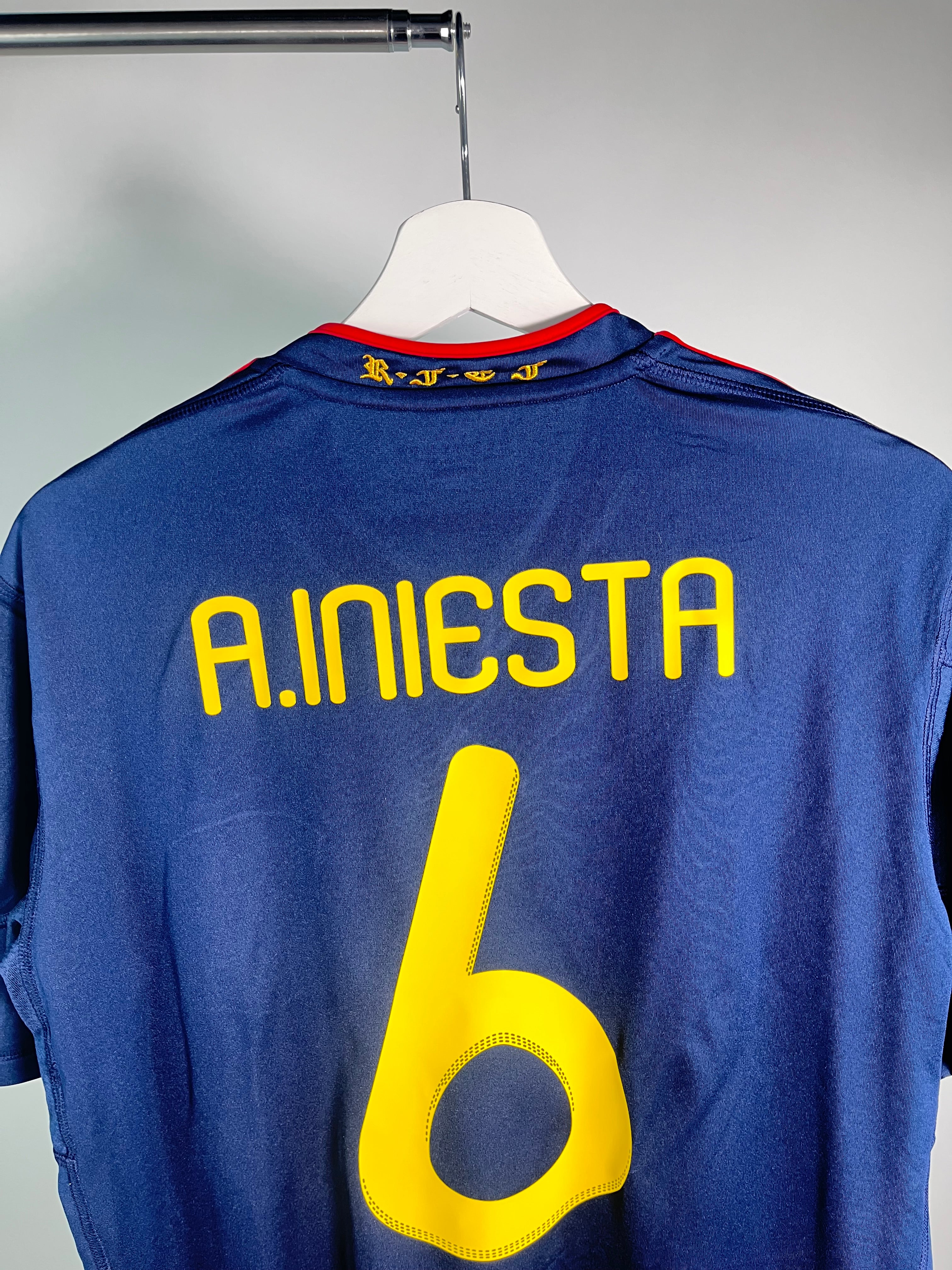 Jersey España Visita 2010 2011 *Mundial Sudafrica* Andrés Iniesta (M)