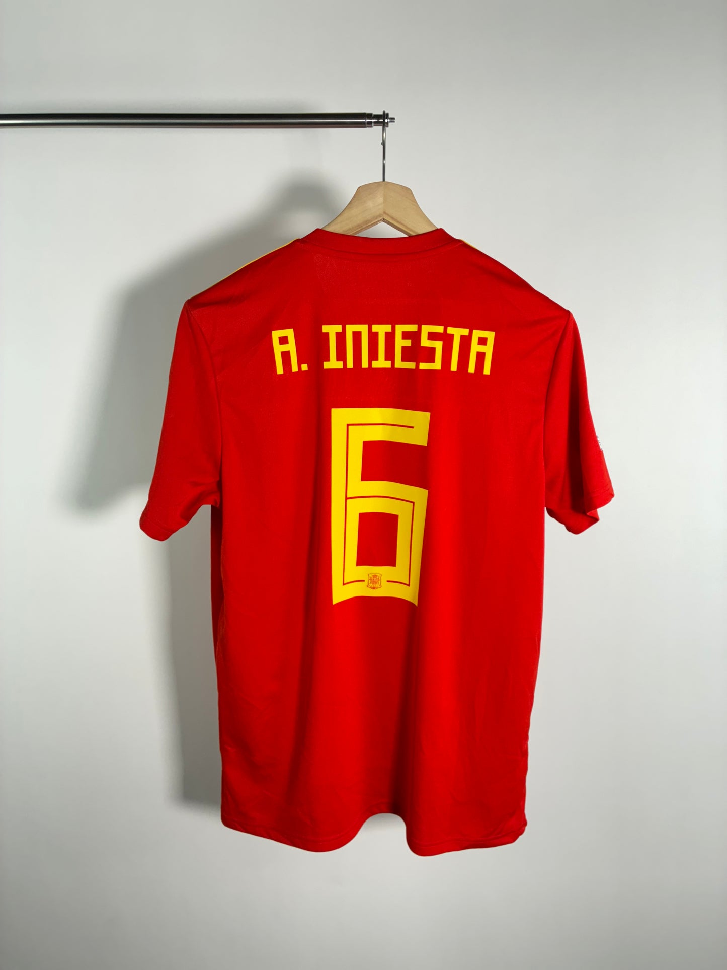 Jersey España Local 2018 2019 *Mundial Rusia* Andrés Iniesta (L)