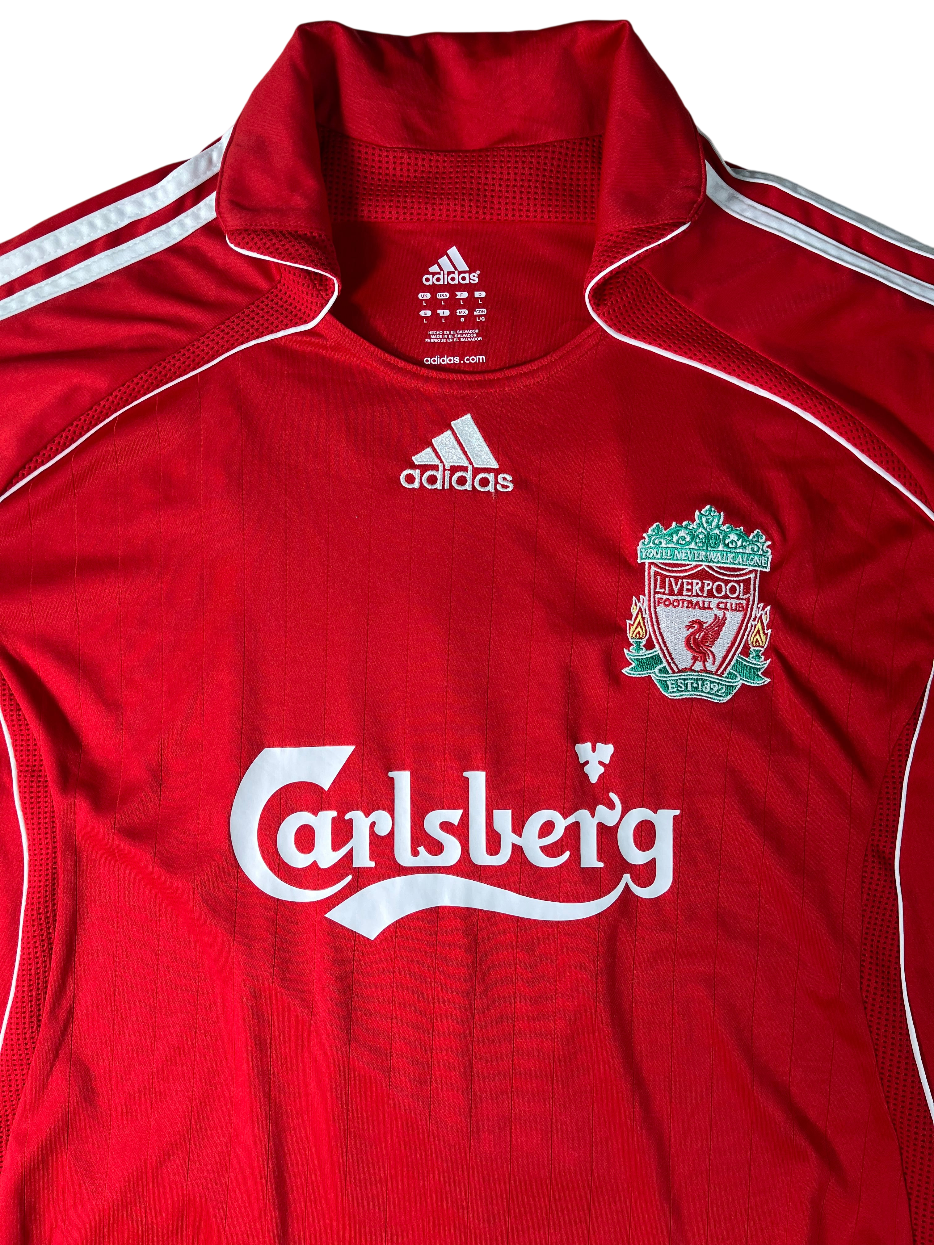 Jersey Liverpool Local 2006 2008 Steven Gerrard (L)