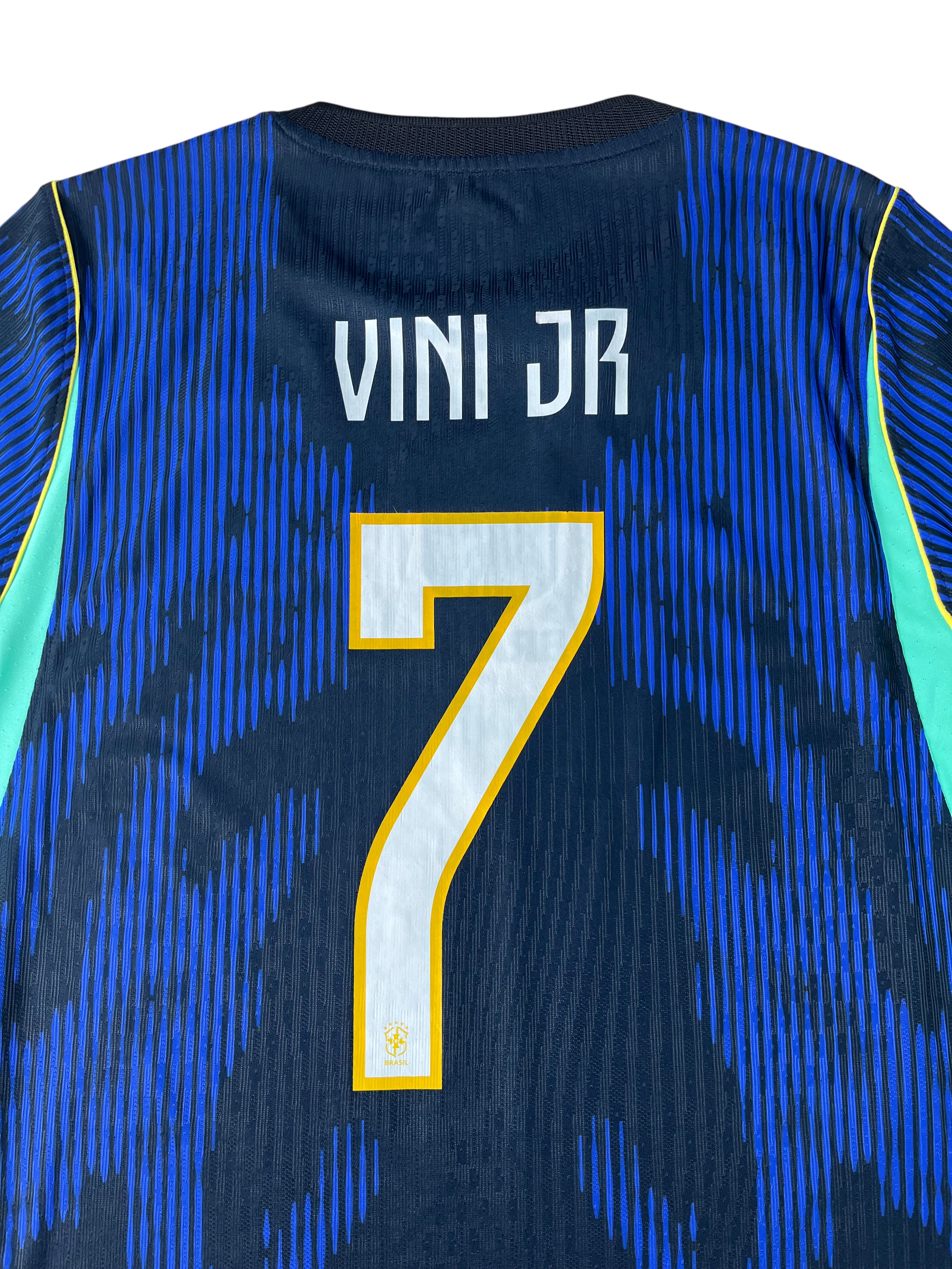 Jersey Brasil Visita 2026 2027 Versión Jugador *Match Detail vs Haití* Vinicius Júnior (M)