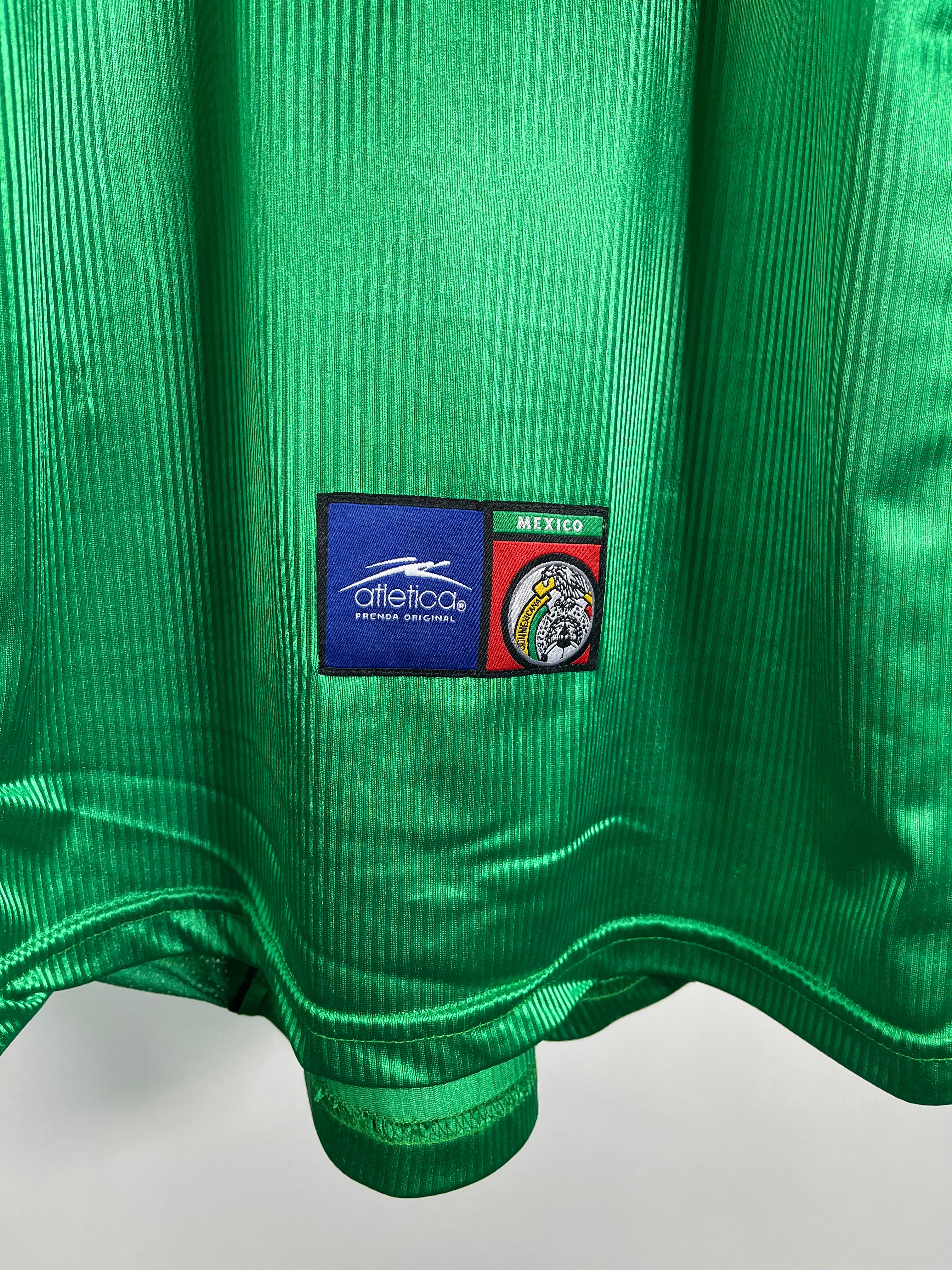 Jersey México Local 2000 2001 Match Worn Autografiada Germán Villa (L)