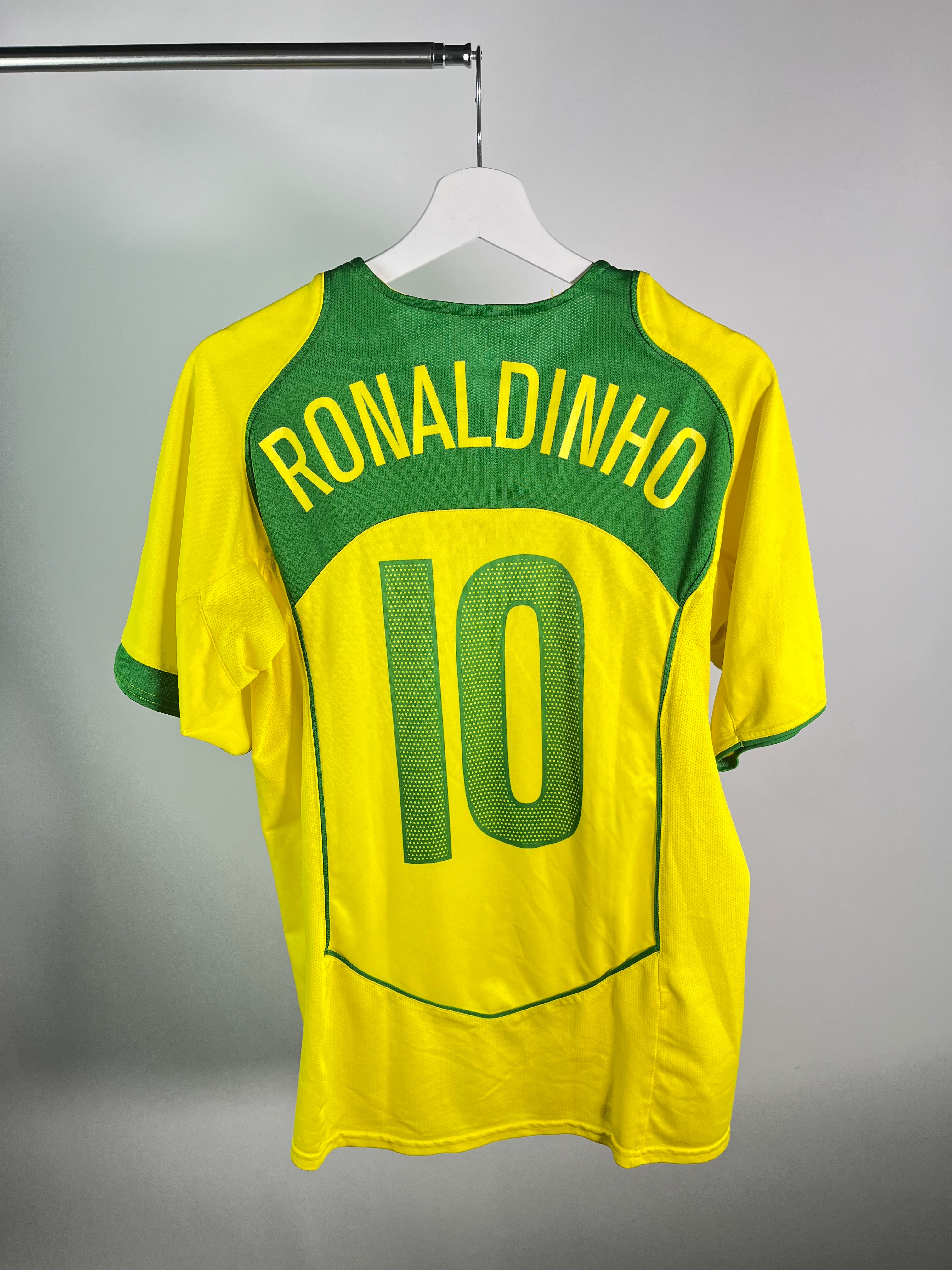 Jersey Brasil Local 2004 2006 Ronaldinho (S)