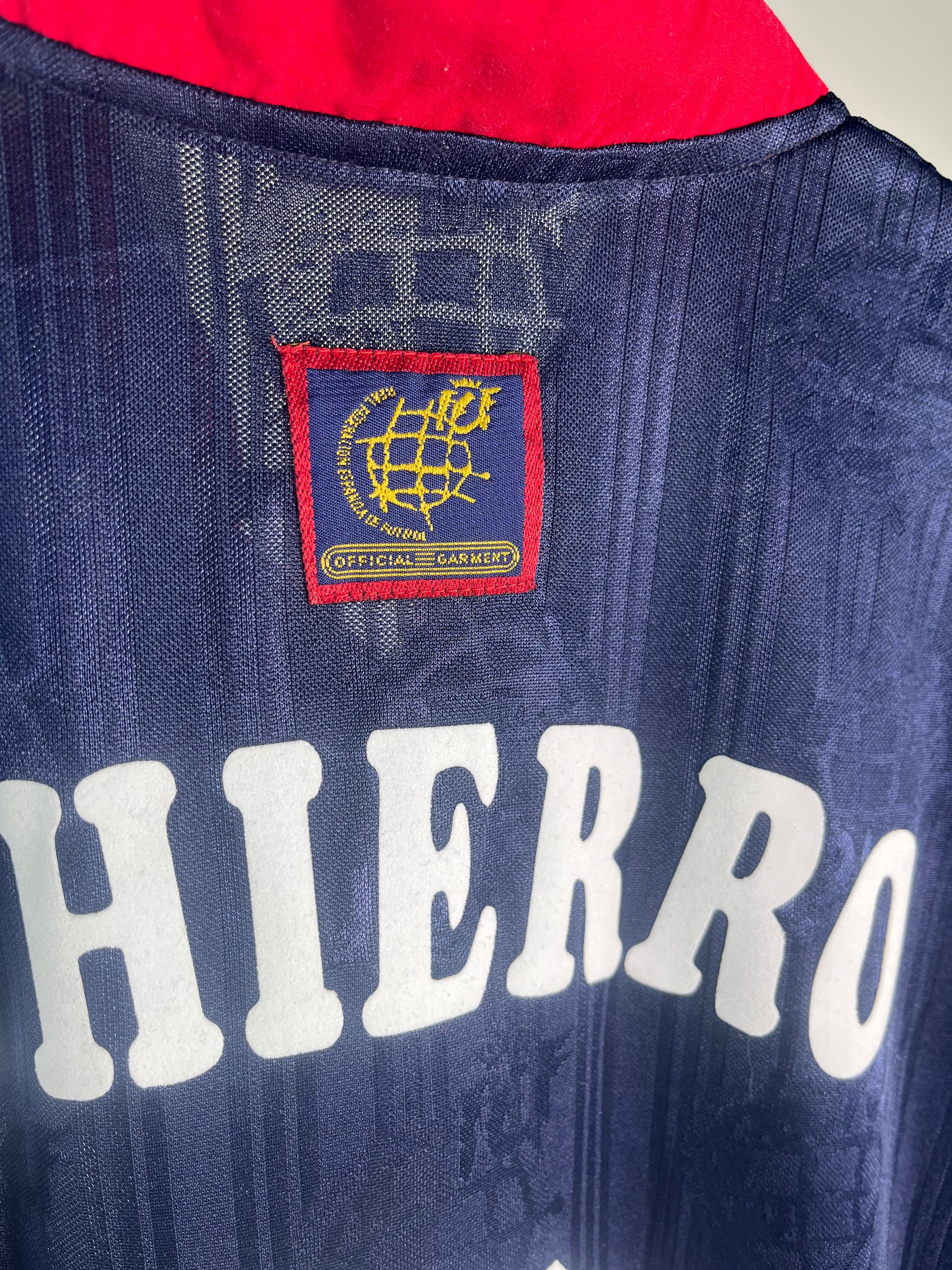 Jersey España Visita 1996 1998 Fernando Hierro (L)