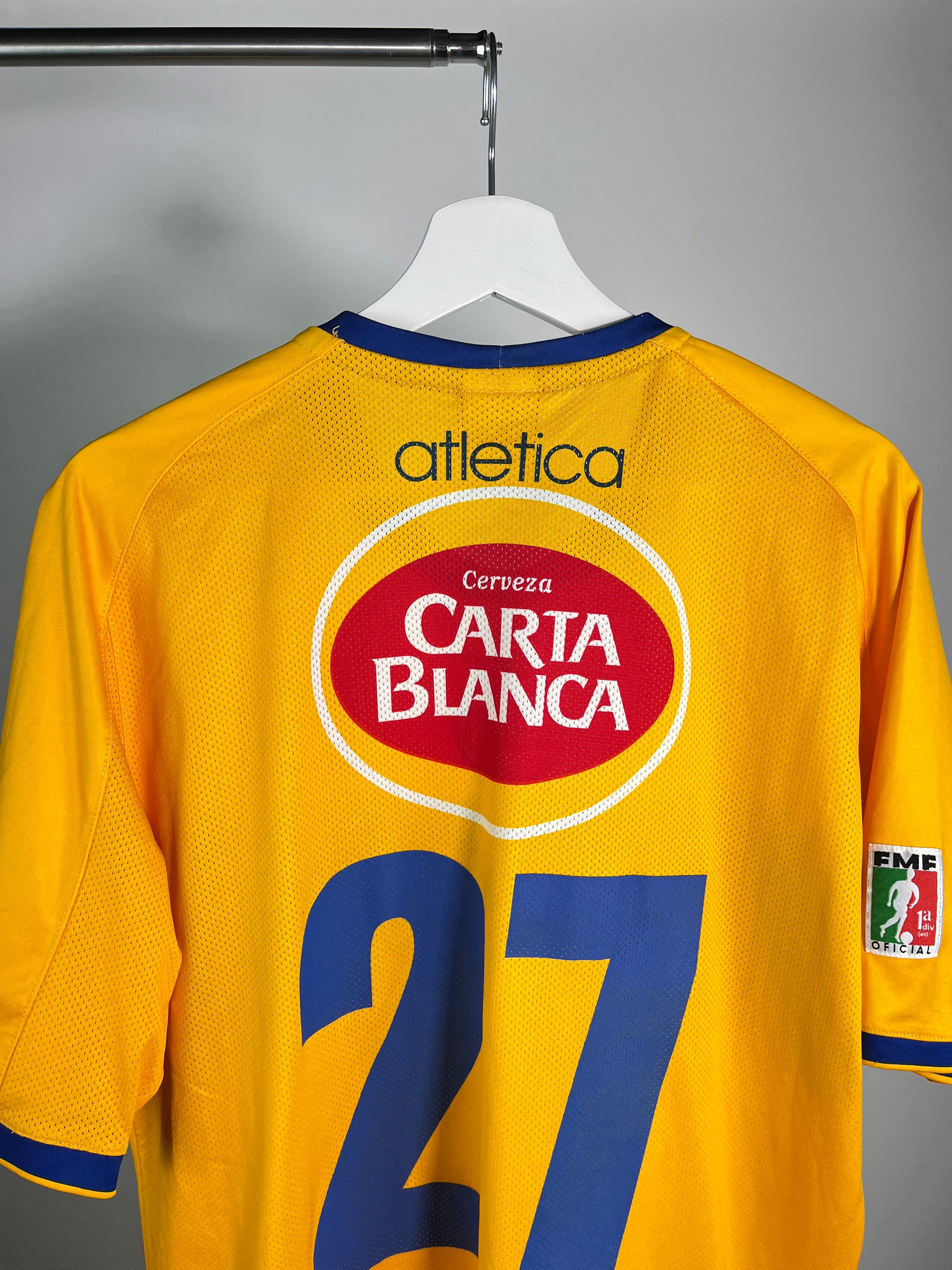 Jersey Tigres Local 2002 2003 Match Worn Carlos Ochoa (L)