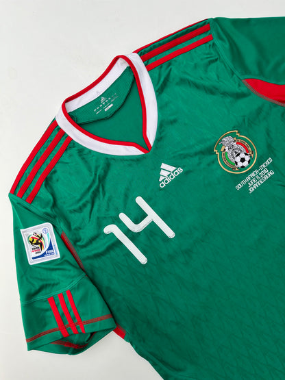 Jersey México Local 2010 2011 *Match Detail vs Francia* Javier Hernández (L)