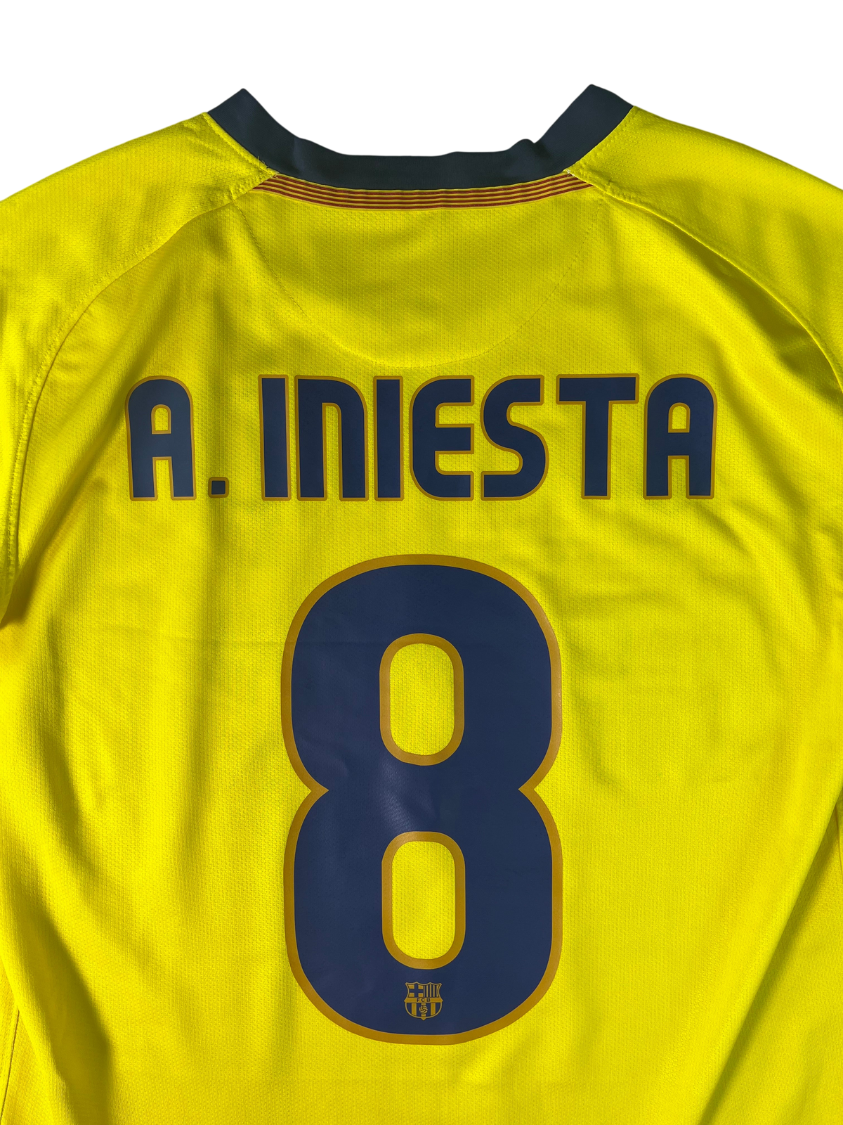 Jersey Barcelona Visita 2008 2009 Andrés Iniesta (XL Niño)