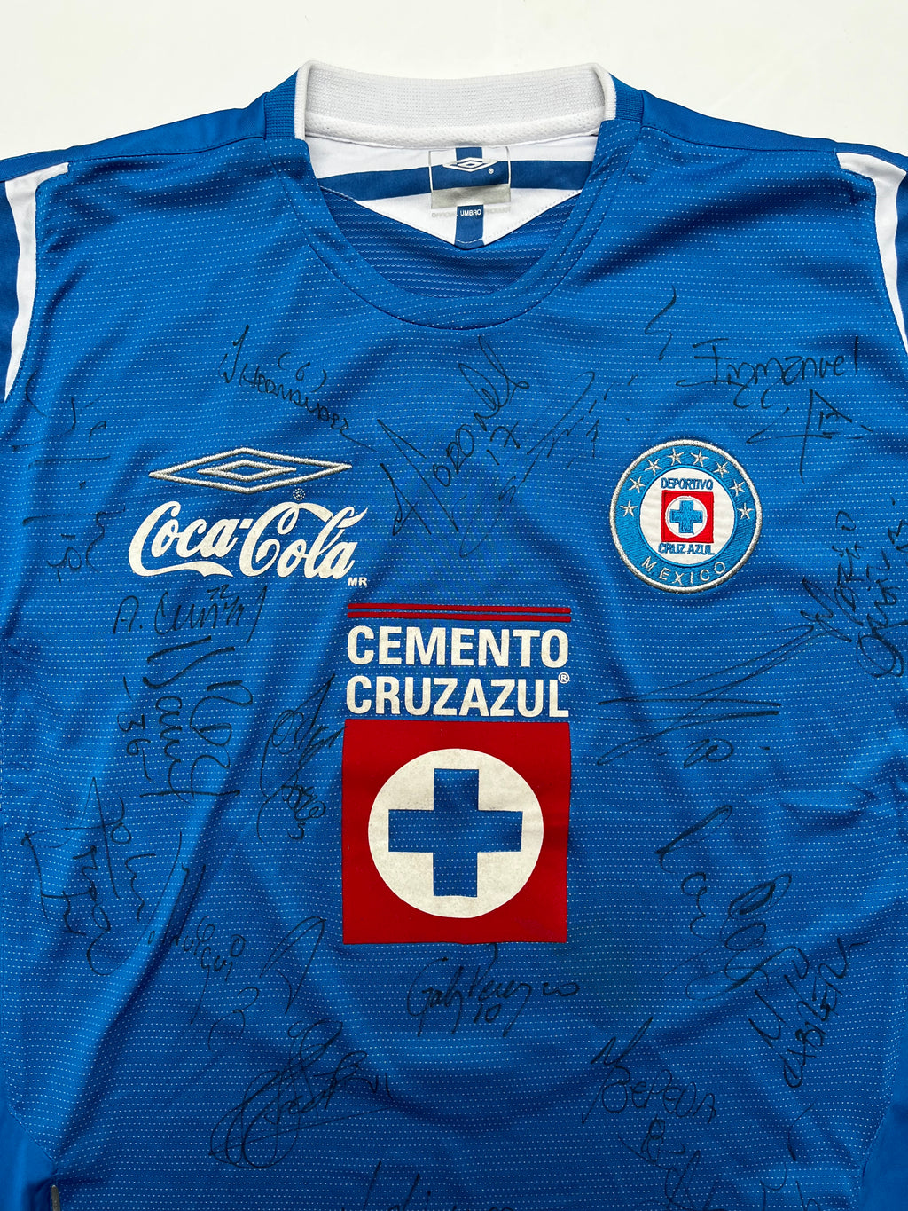 Jersey Cruz Azul Local 2004 2005 Autografiado (L niño)