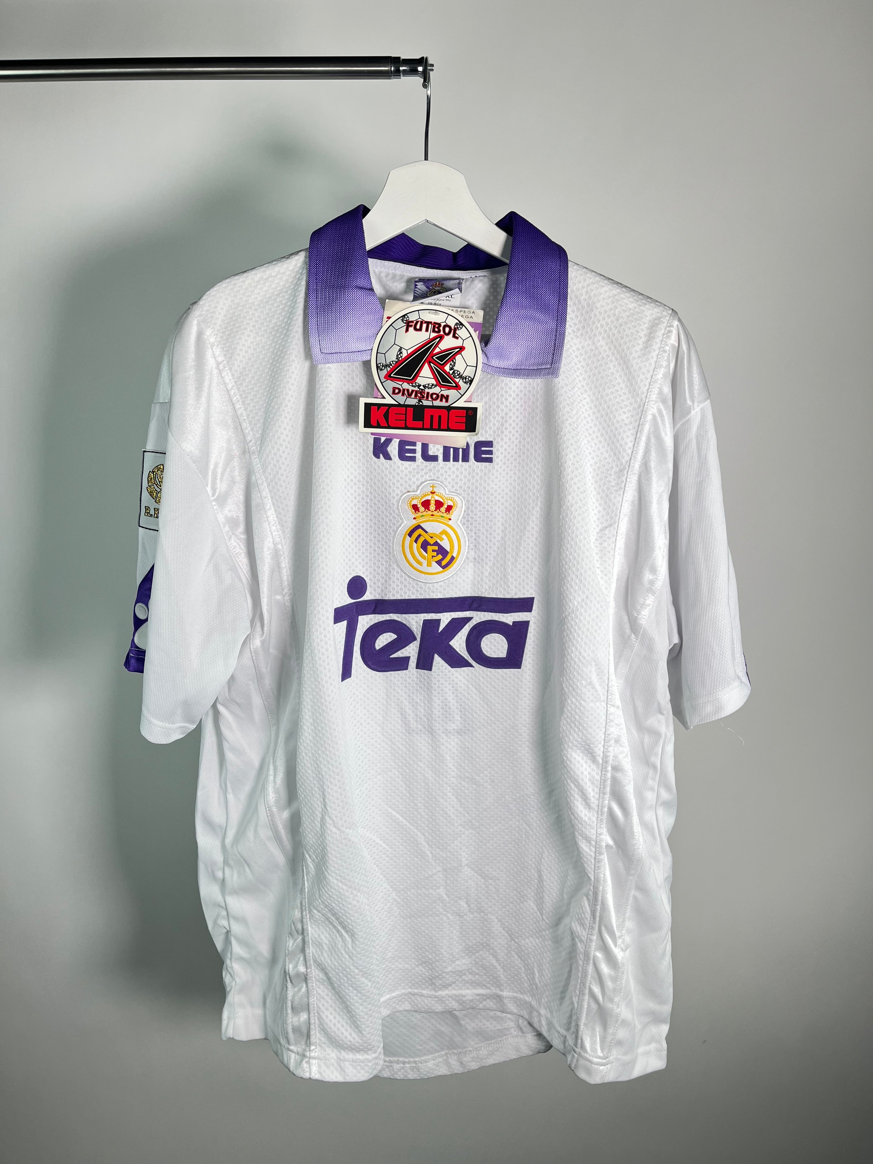 Jersey Real Madrid Local 1997 1998 Raul Gonzalez *C/Etiquetas* (XL)