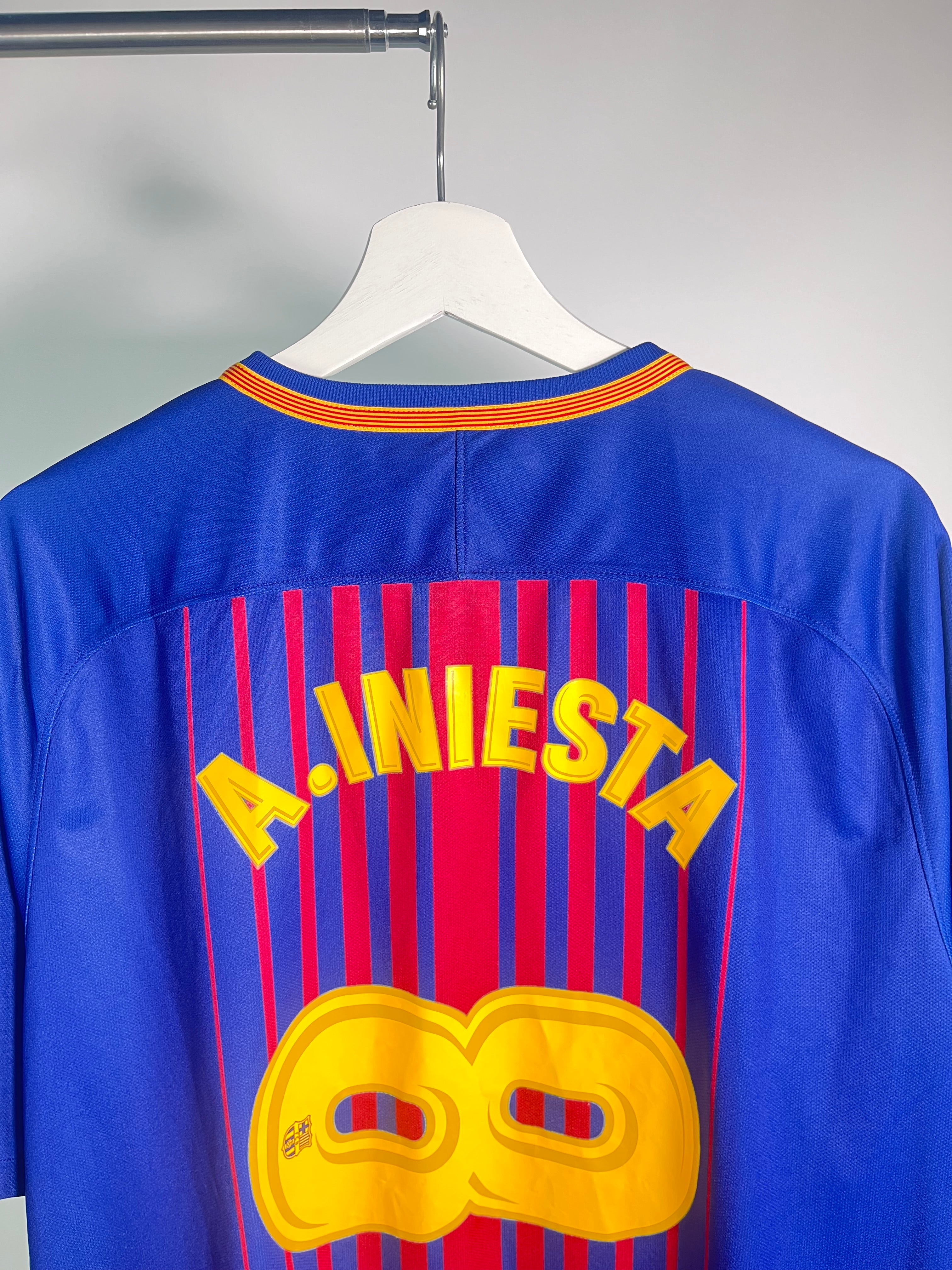 jersey Barcelona Local 2017 2018 Andrés Iniesta (XL)