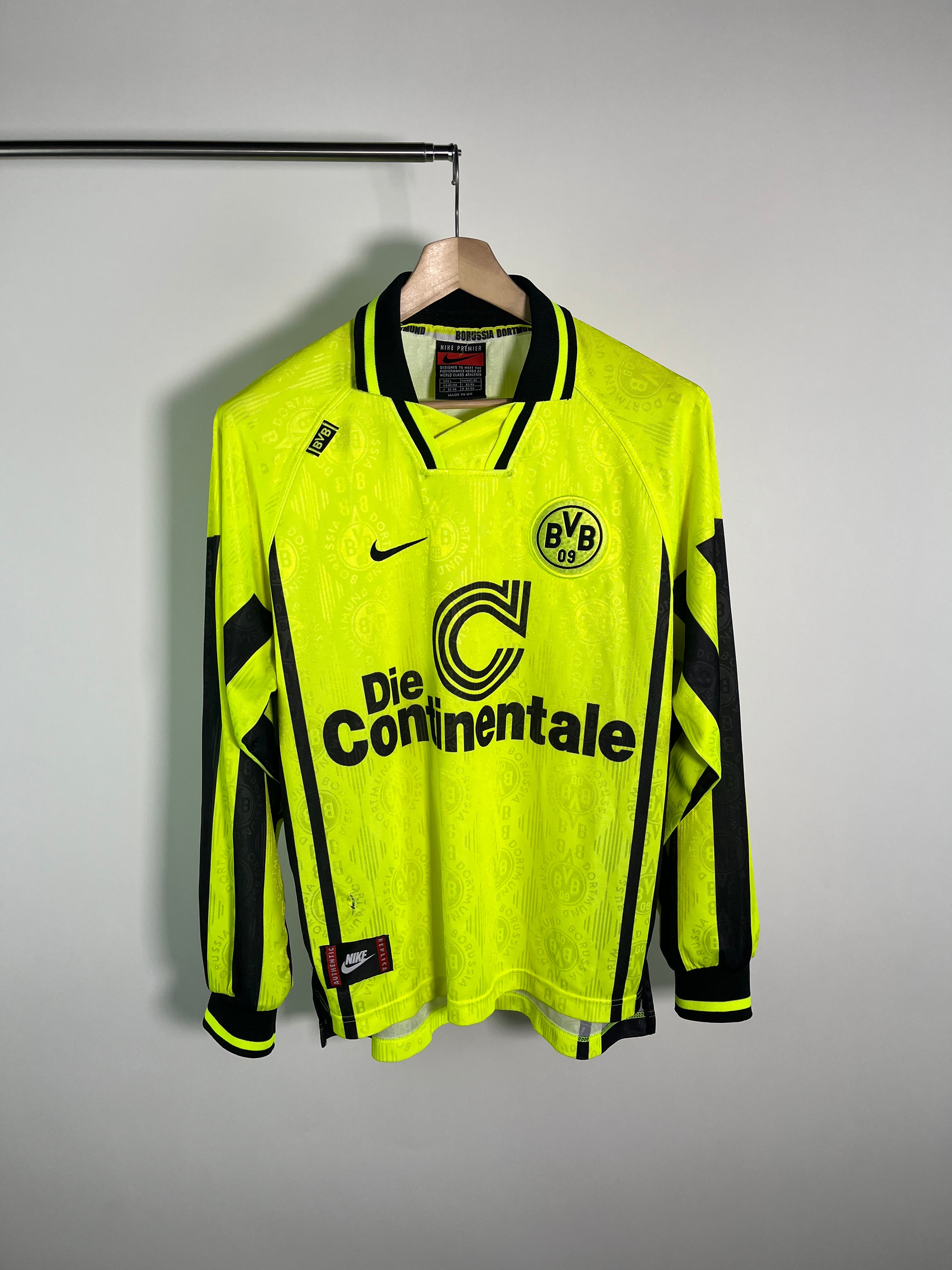 Jersey Borussia Dortmund Local 1996 1997 Manga Larga (L)