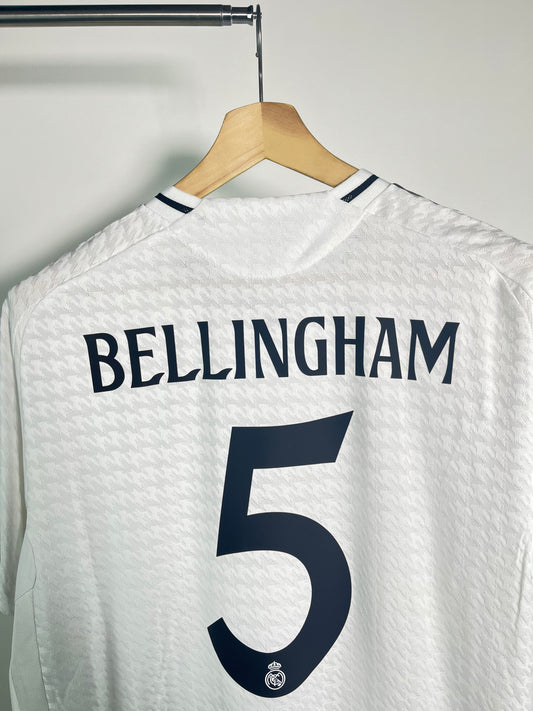Jersey Real Madrid Local 2024 2025 Versión Jugador *C/Etiquetas* Jude Bellingham (XL)