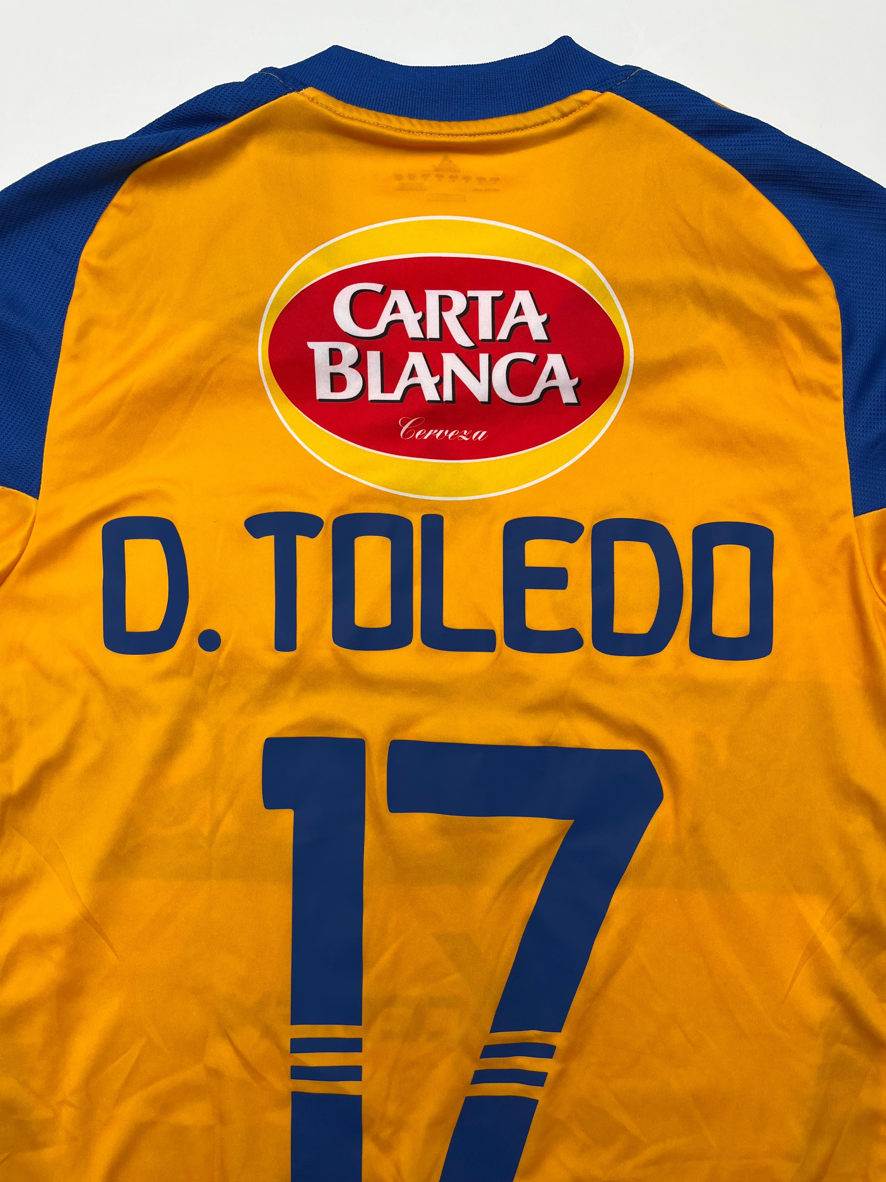 Jersey Tigres Local 2011 2012 Match Worn David Toledo (S)