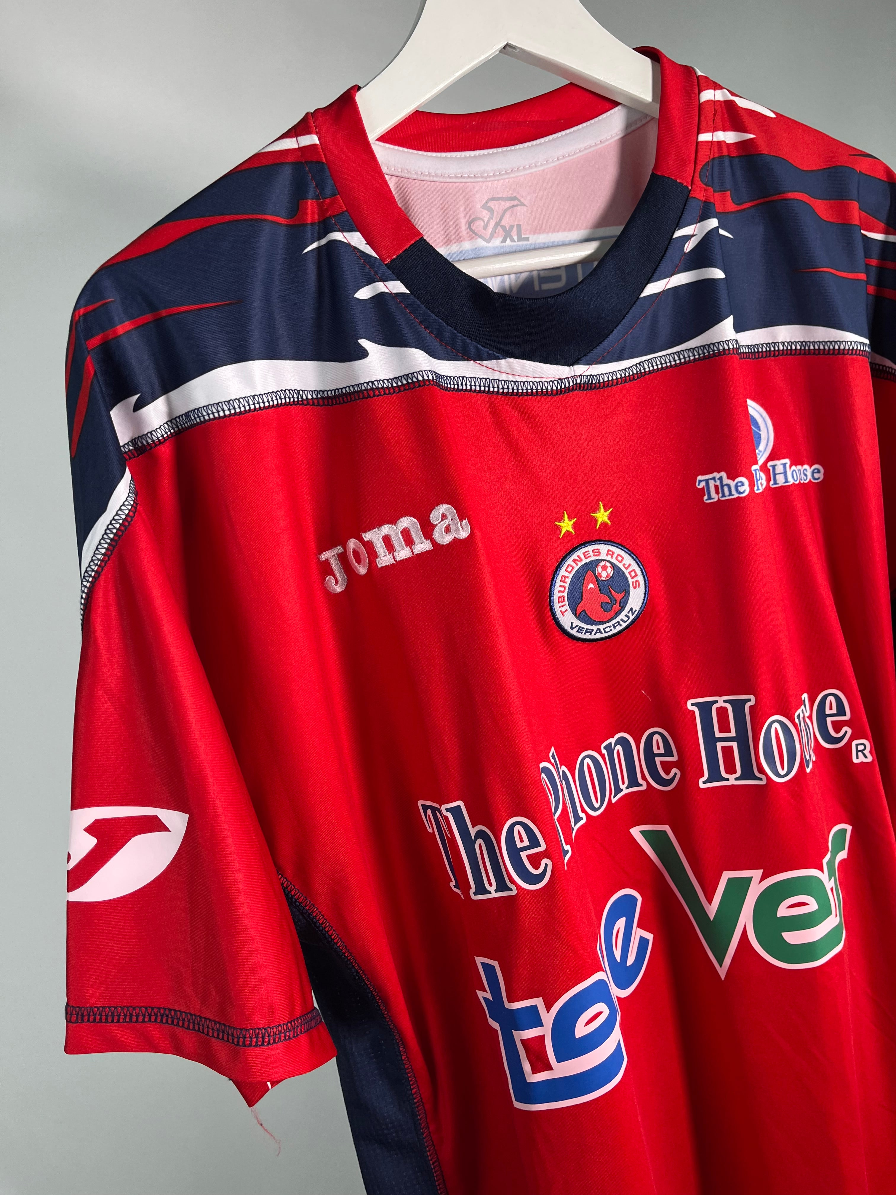 Jersey Veracruz Local 2009 2010 Utilería Cuauhtémoc Blanco (XL)