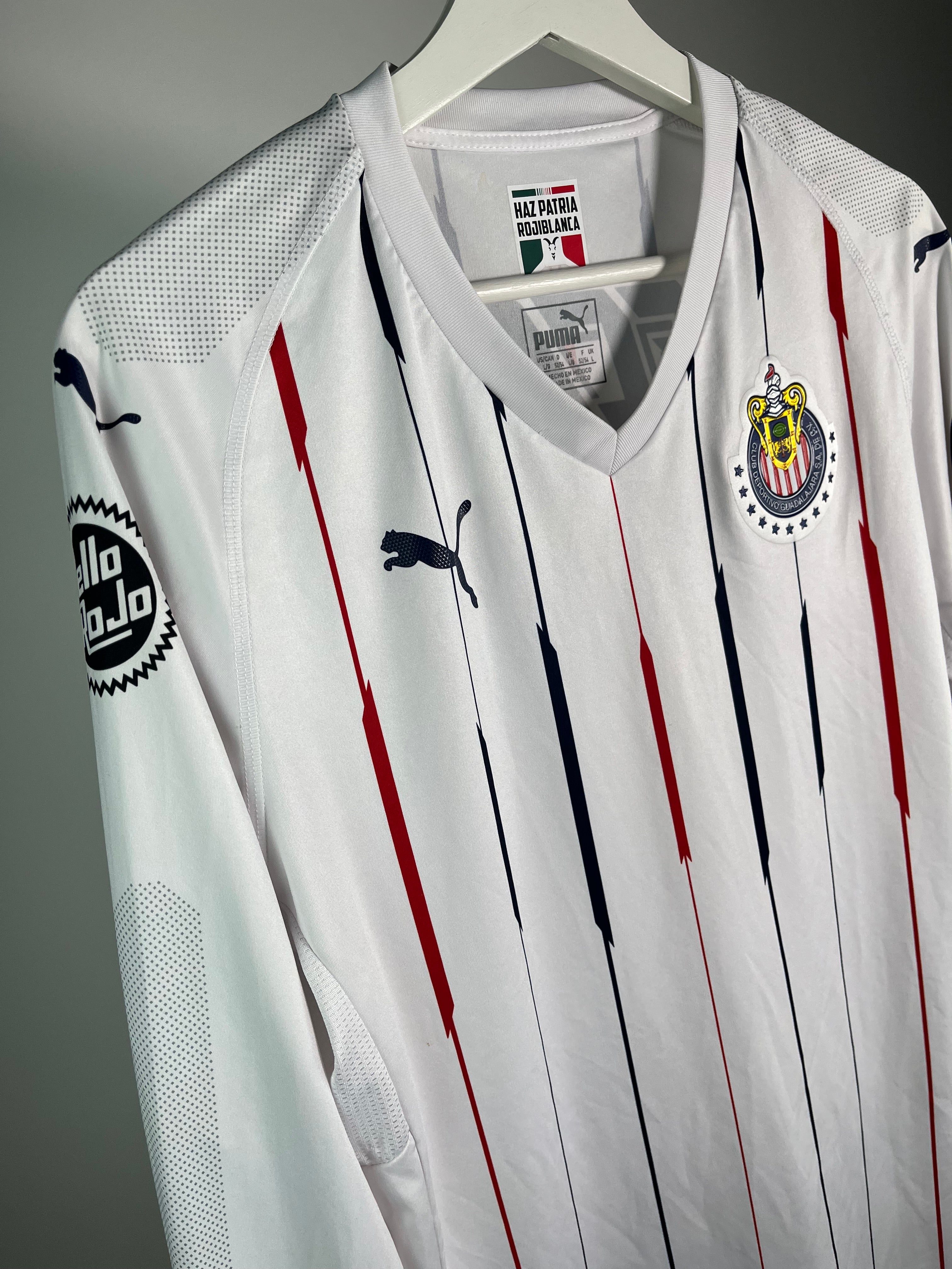 Jersey Chivas Visita 2018 2019 Manga Larga (L)