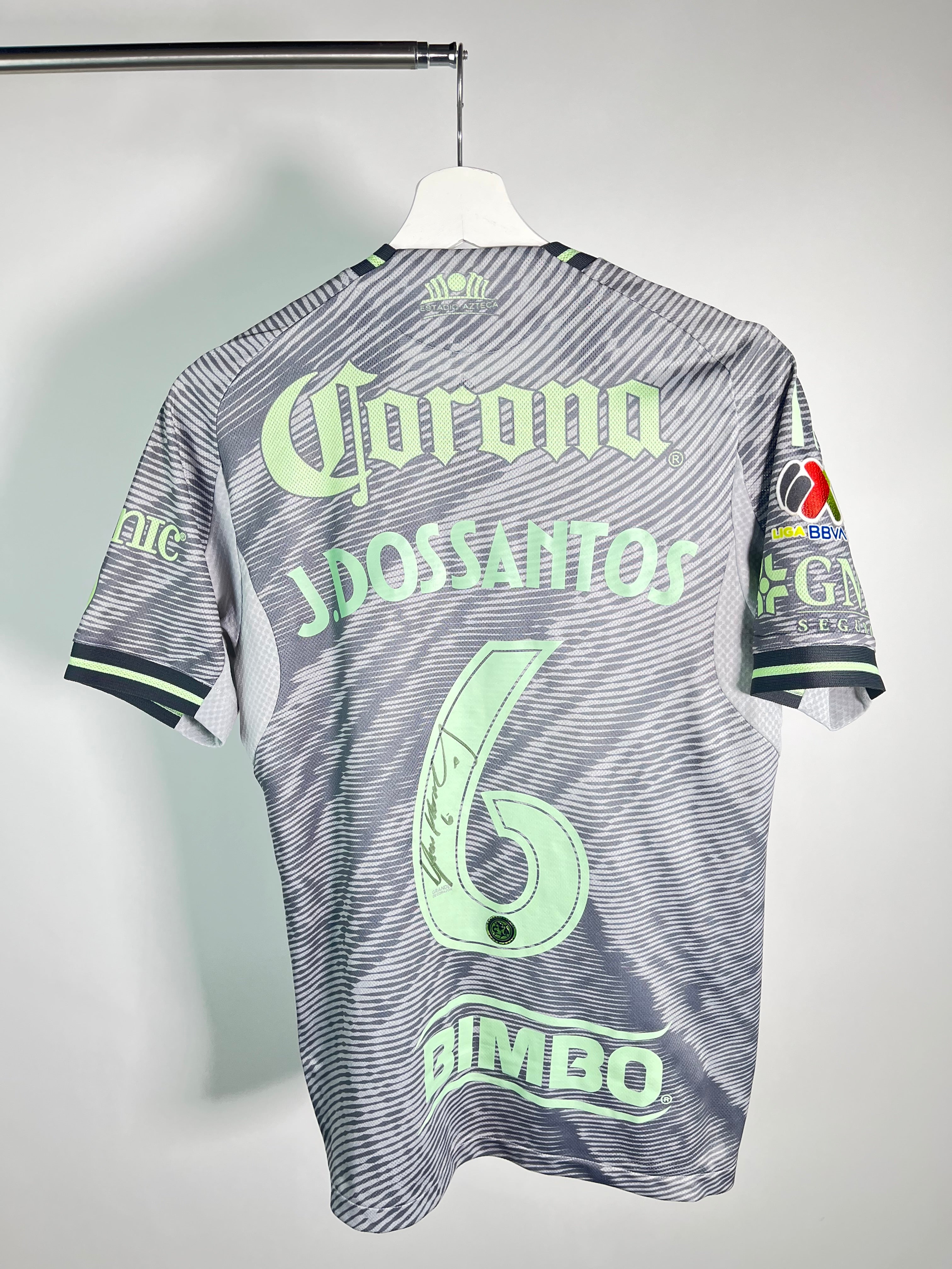 Jersey Club América Tercera 2025 2026 Match Worn vs Necaxa Autografiado Jonathan Dos Santos (S)
