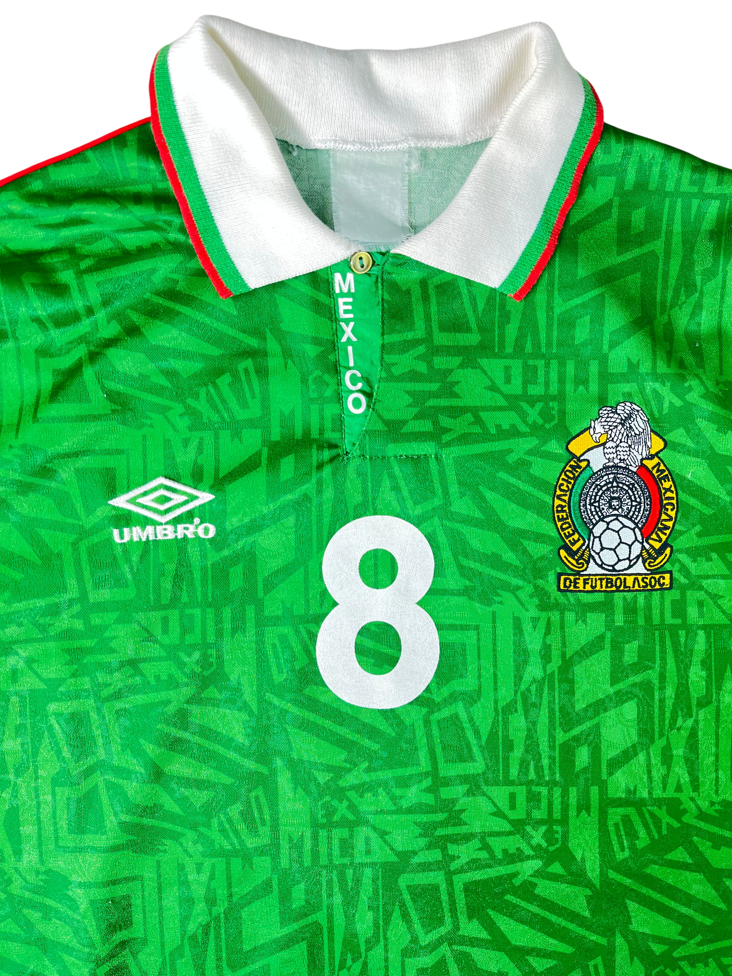 Jersey México Local 1993 1994 Utilería Alberto García Aspe (XL)