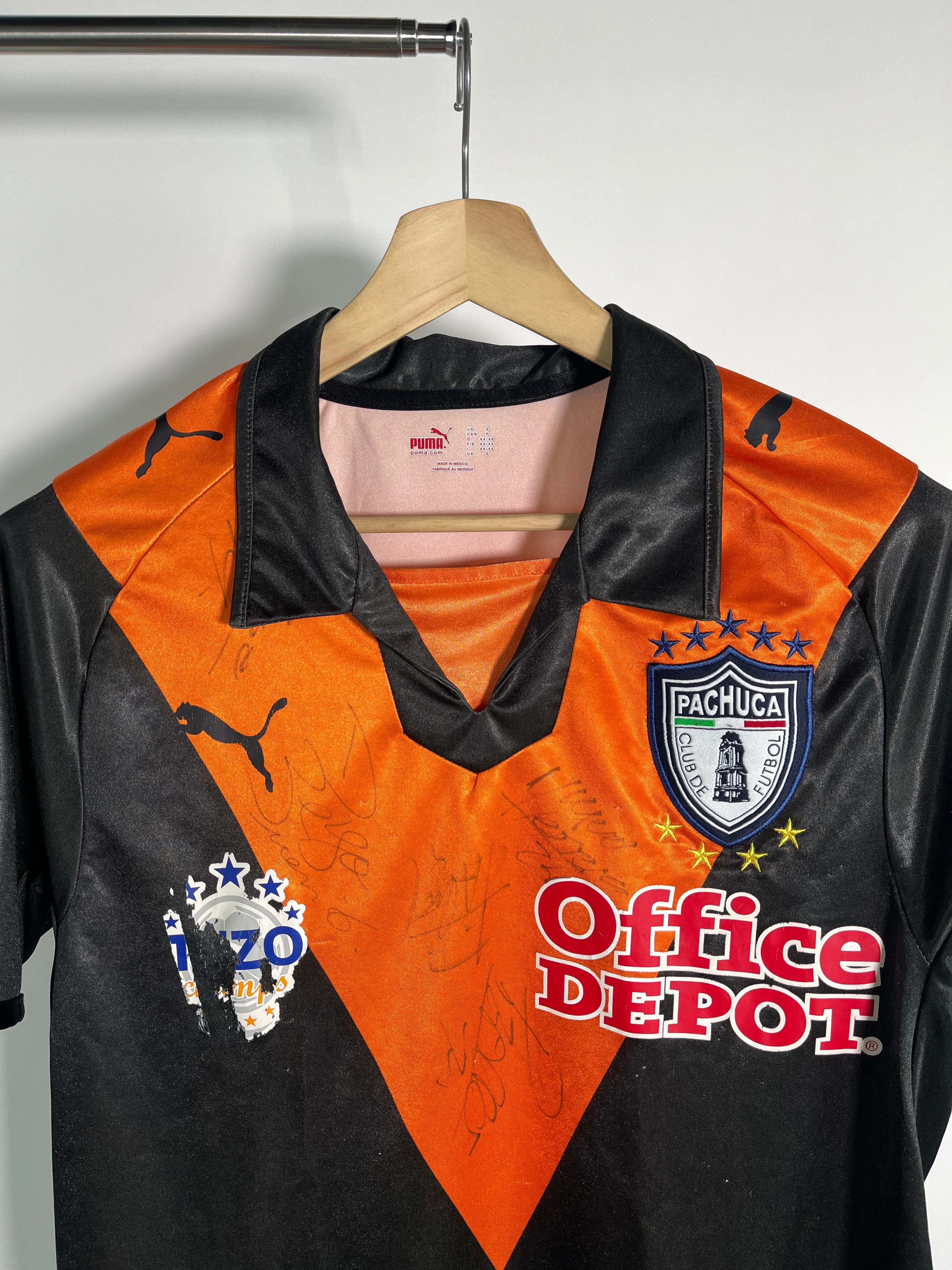 Jersey Pachuca Visita 2007 2008 Match Worn Autografiada Leobardo López (S)