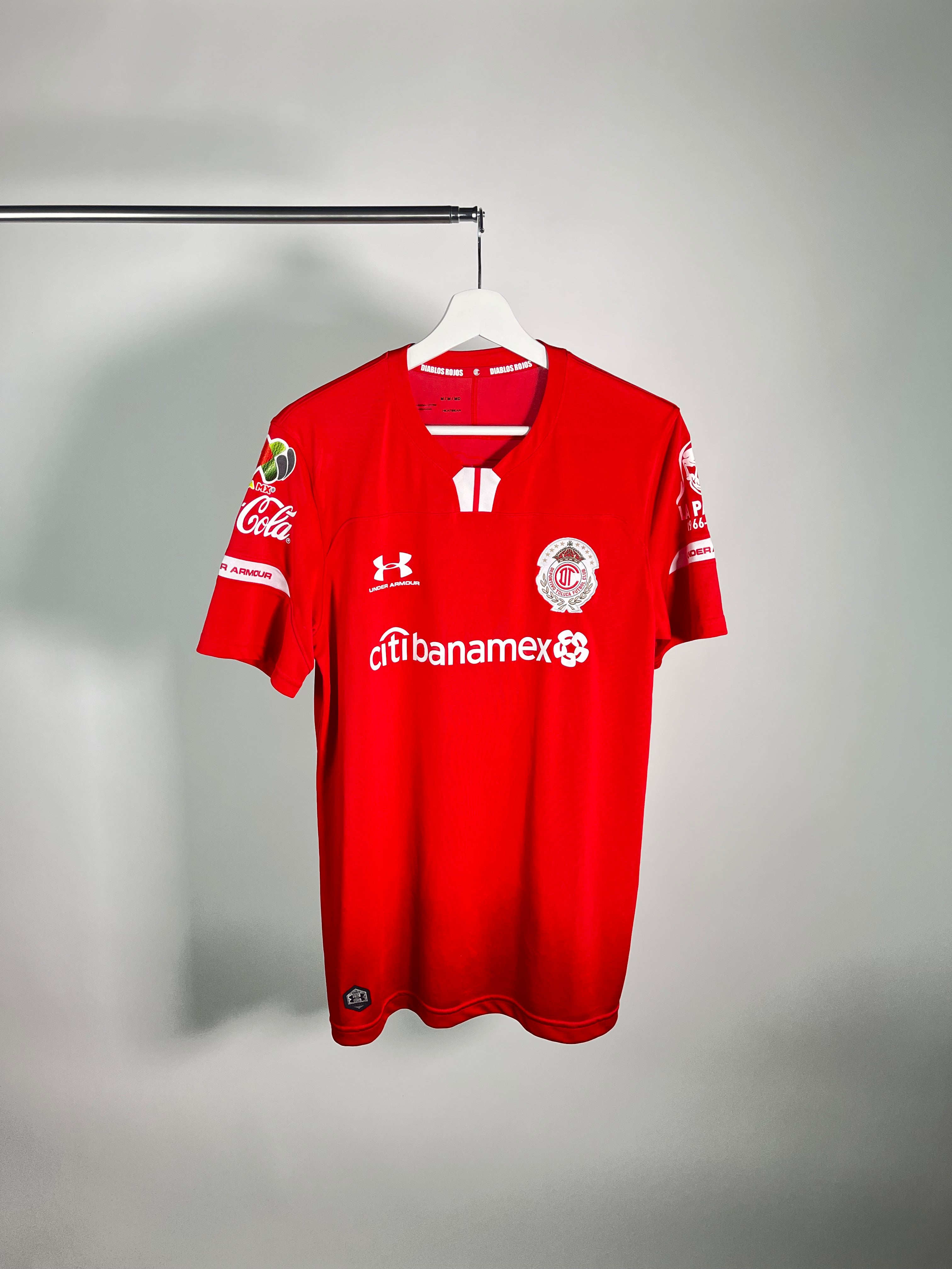 Jersey Toluca Local 2019 2020 Versión Jugador Leonardo Fernández (M)