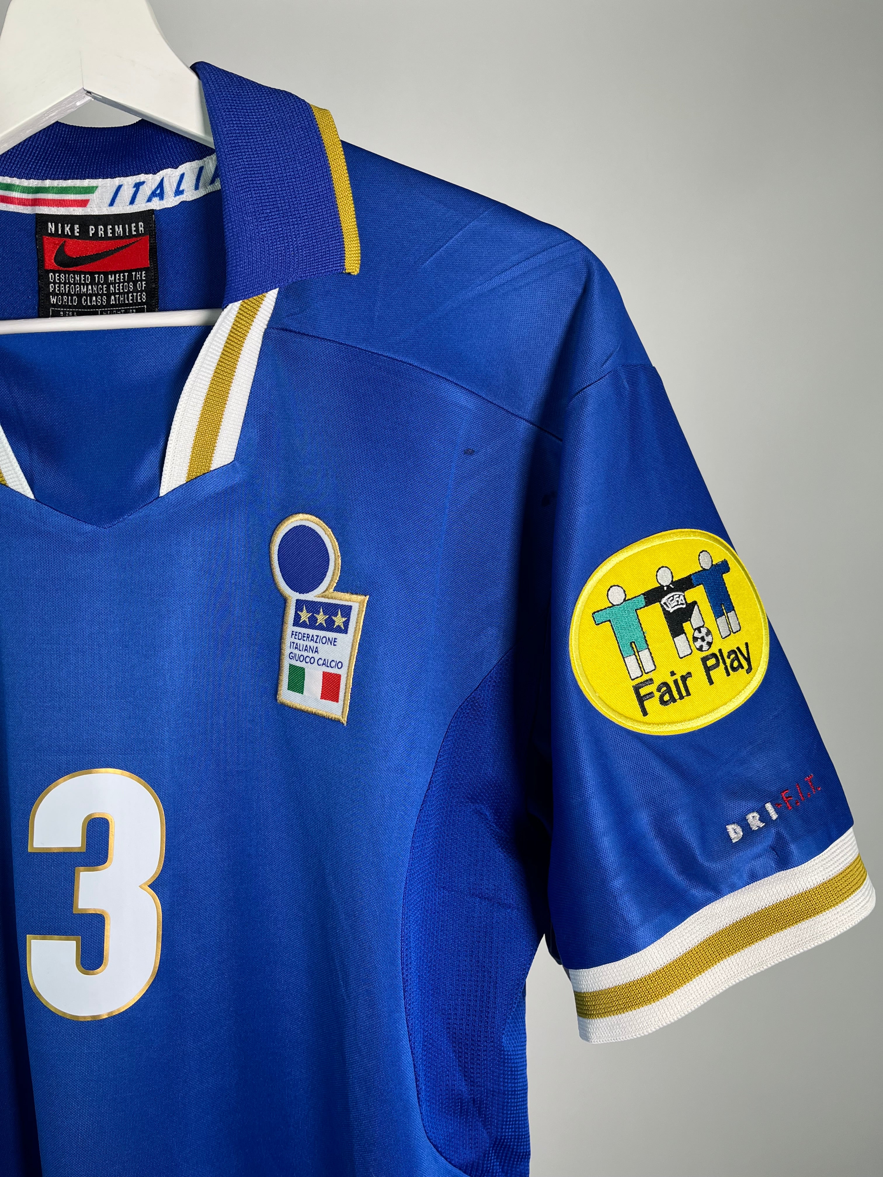 Jersey Italia Local 1996 1998 *Eurocopa* Paolo Maldini (L)