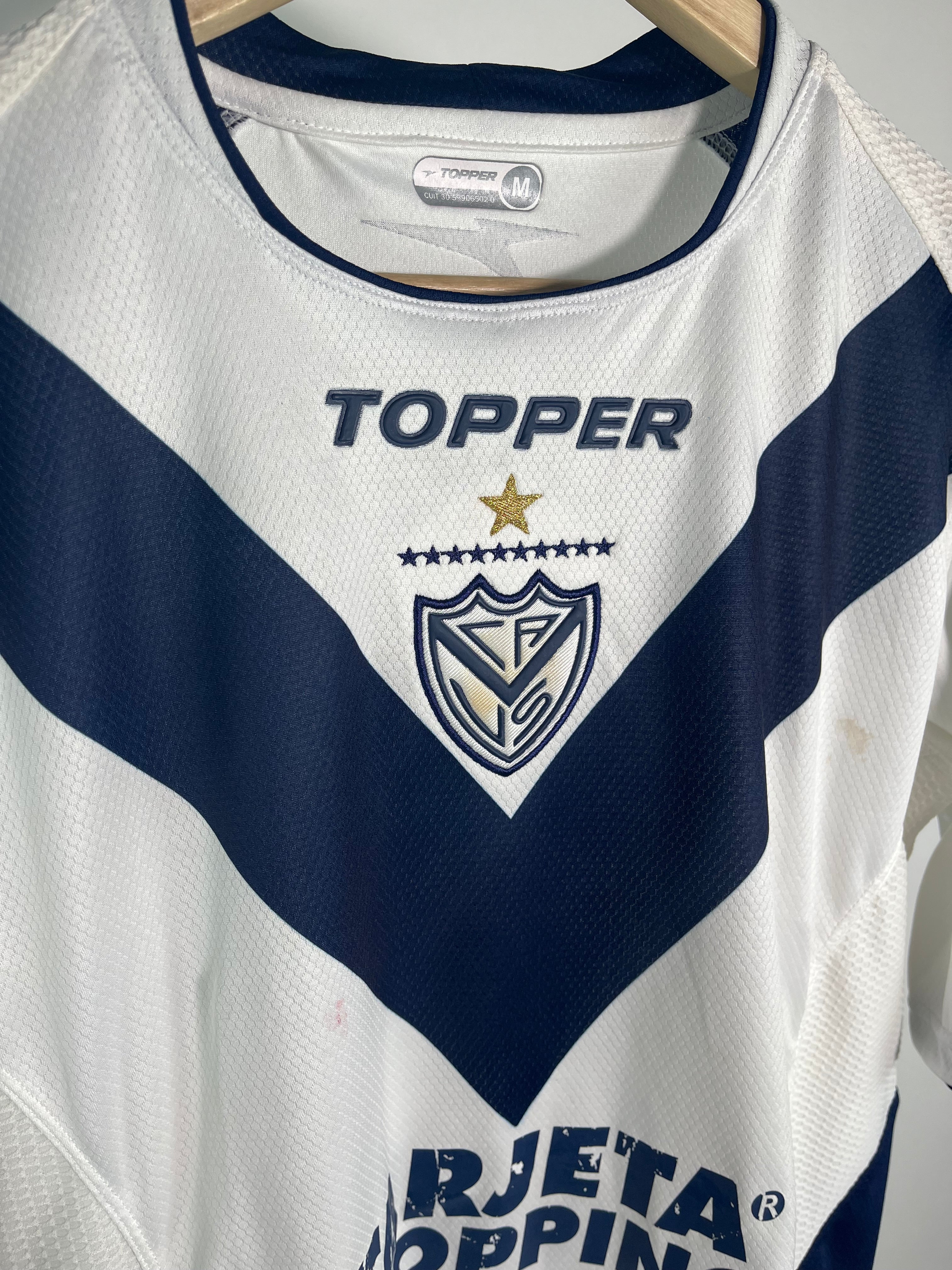 Jersey Velez Sarsfield Local 2007 2008 Match Worn Sebastián Méndez (M)