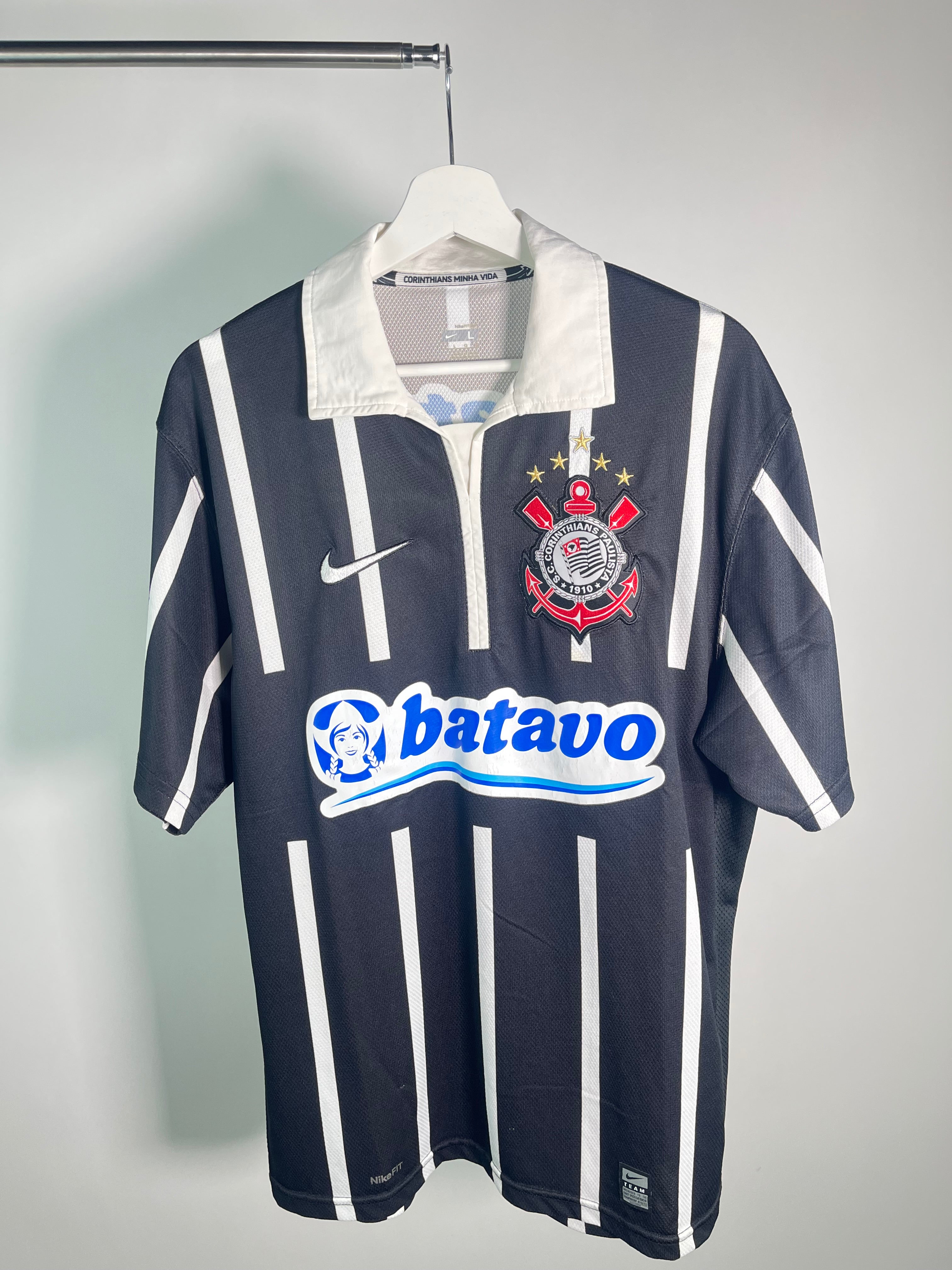 Jersey Corinthians Visita 2009 2010 Ronaldo Nazario (L)