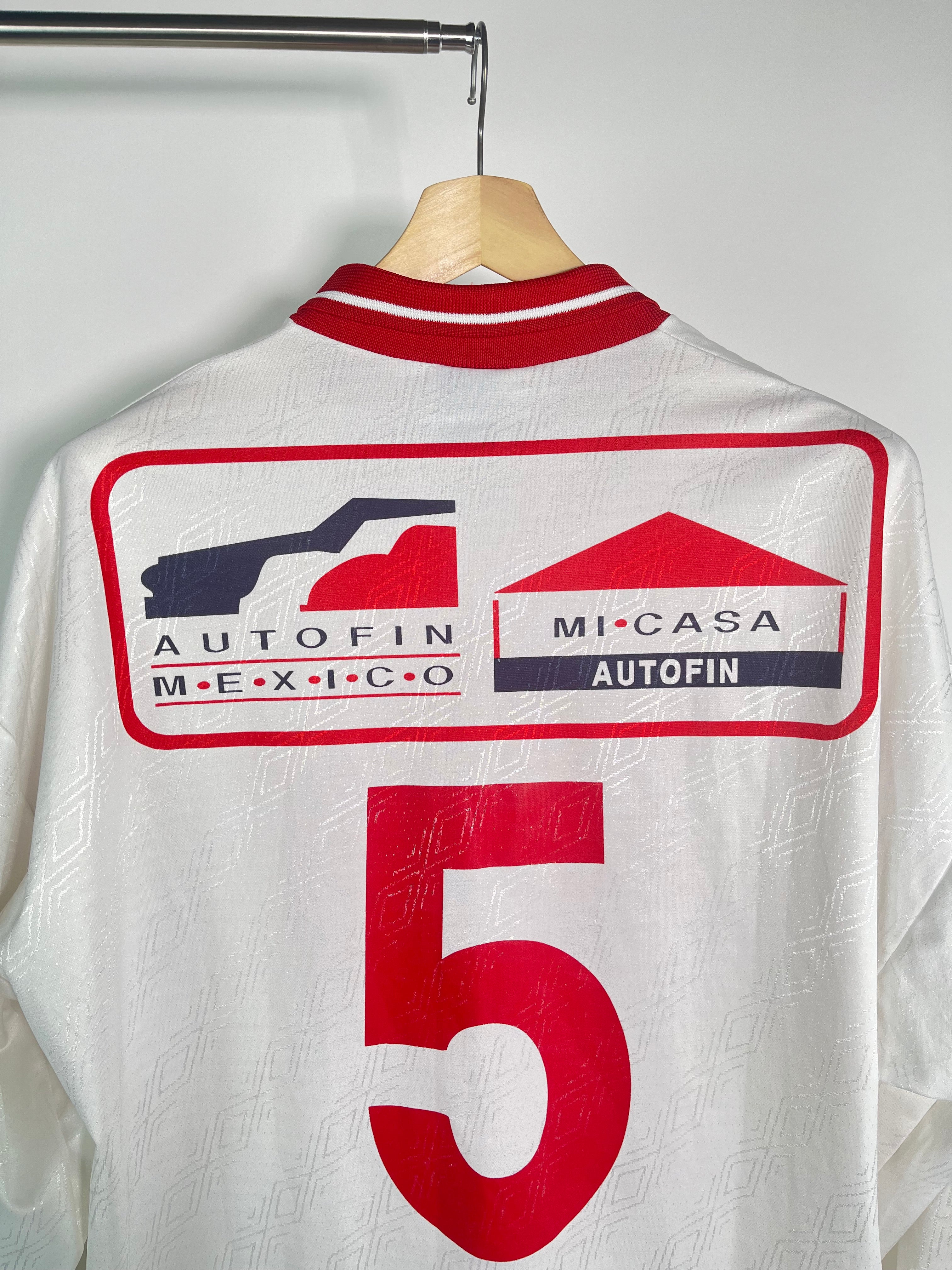 Jersey Toros Neza Visita 1995 1996 Manga Larga Utilería Fernando Guijarro Martínez (XL)