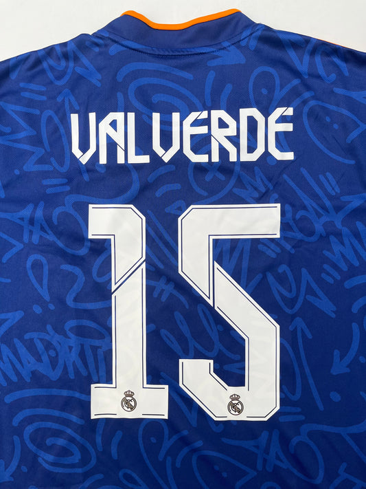 Jersey Real Madrid Visita 2021 2022 Federico Valverde (XL)