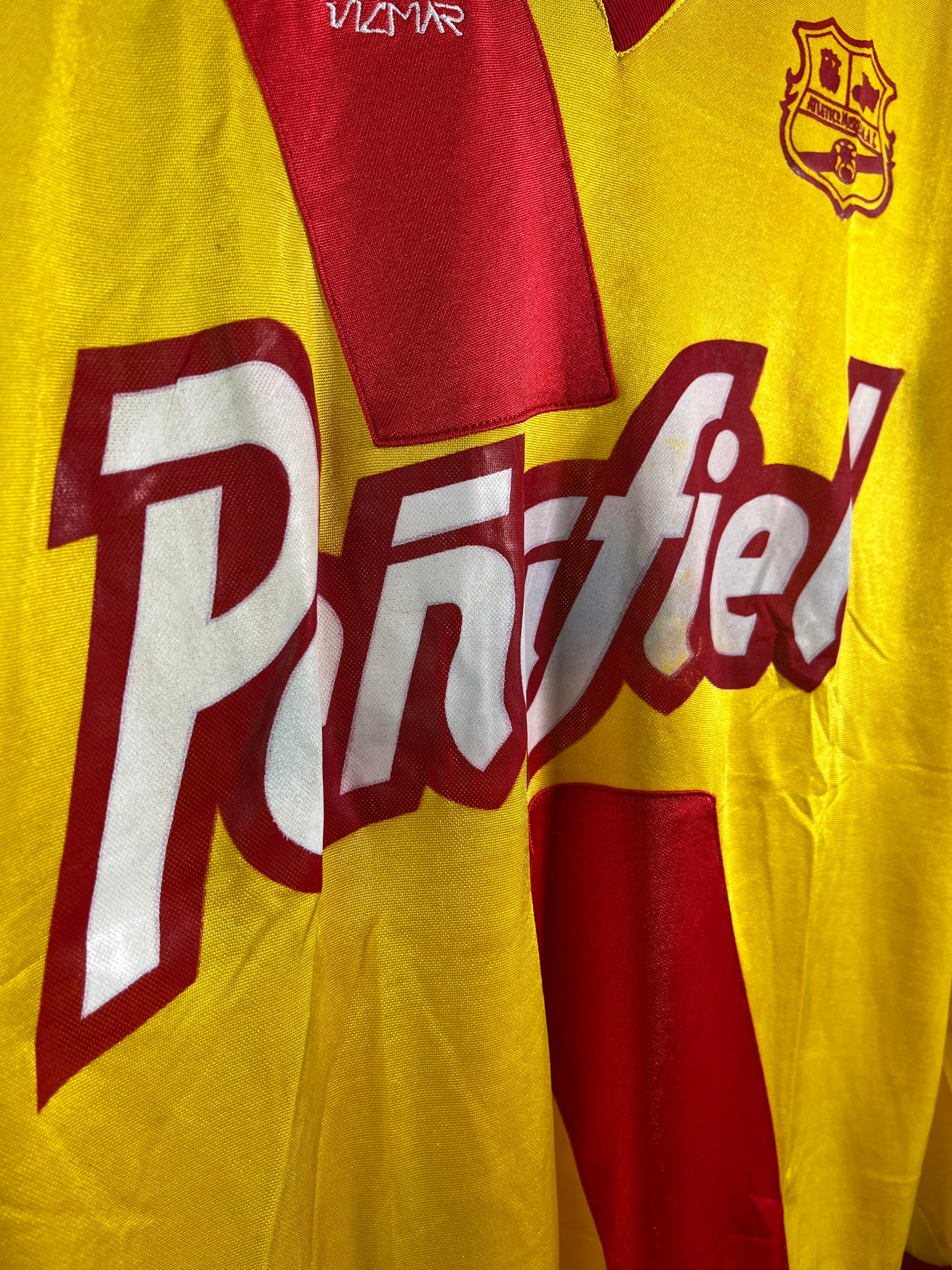 Jersey Atlético Morelia Local 1992 1993 Match Worn Manga Larga Anibal "El Tigre" González (L)