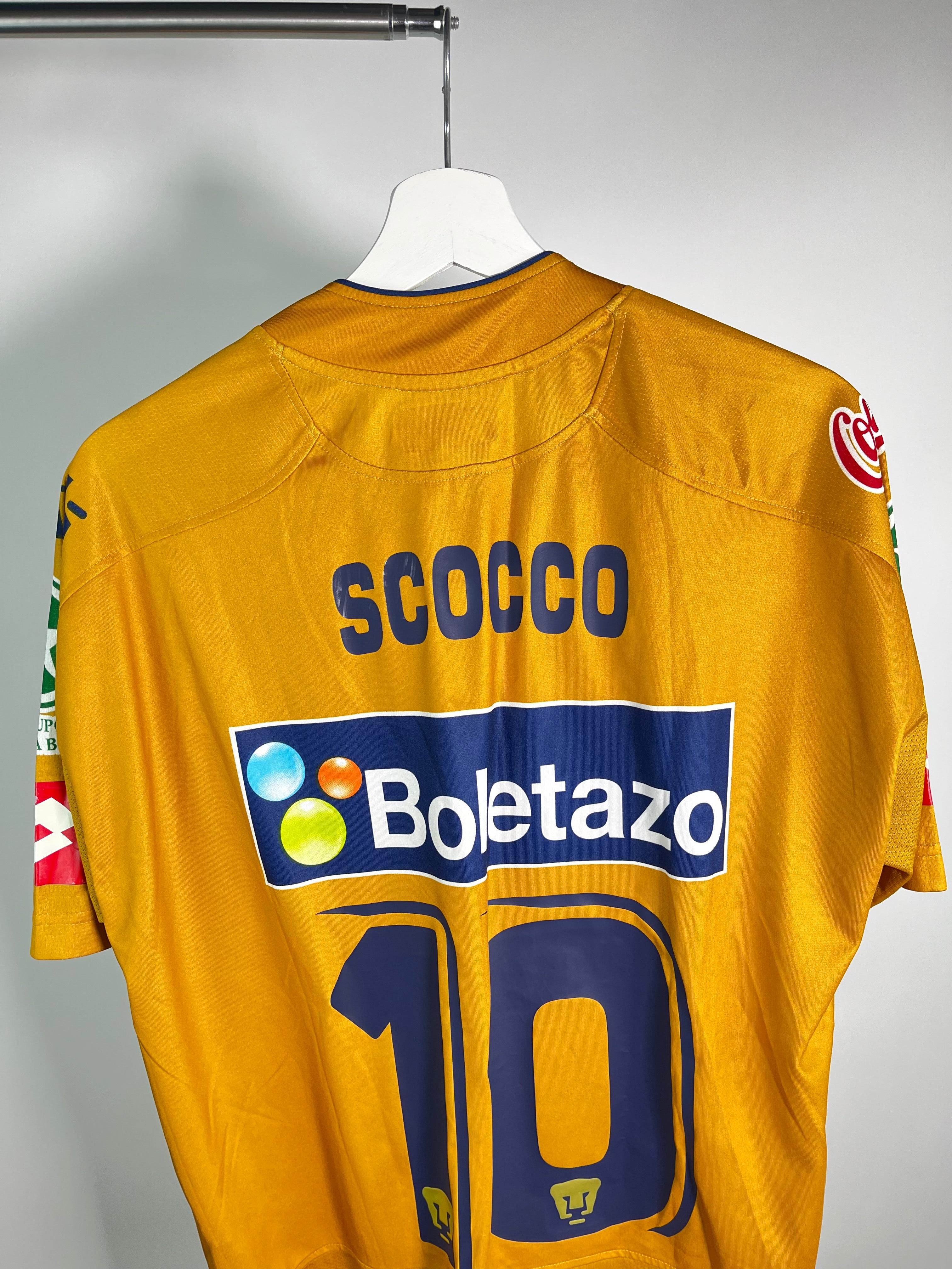 Jersey Pumas Visita 2006 2007 Match Worn Ignacio Scocco (L)