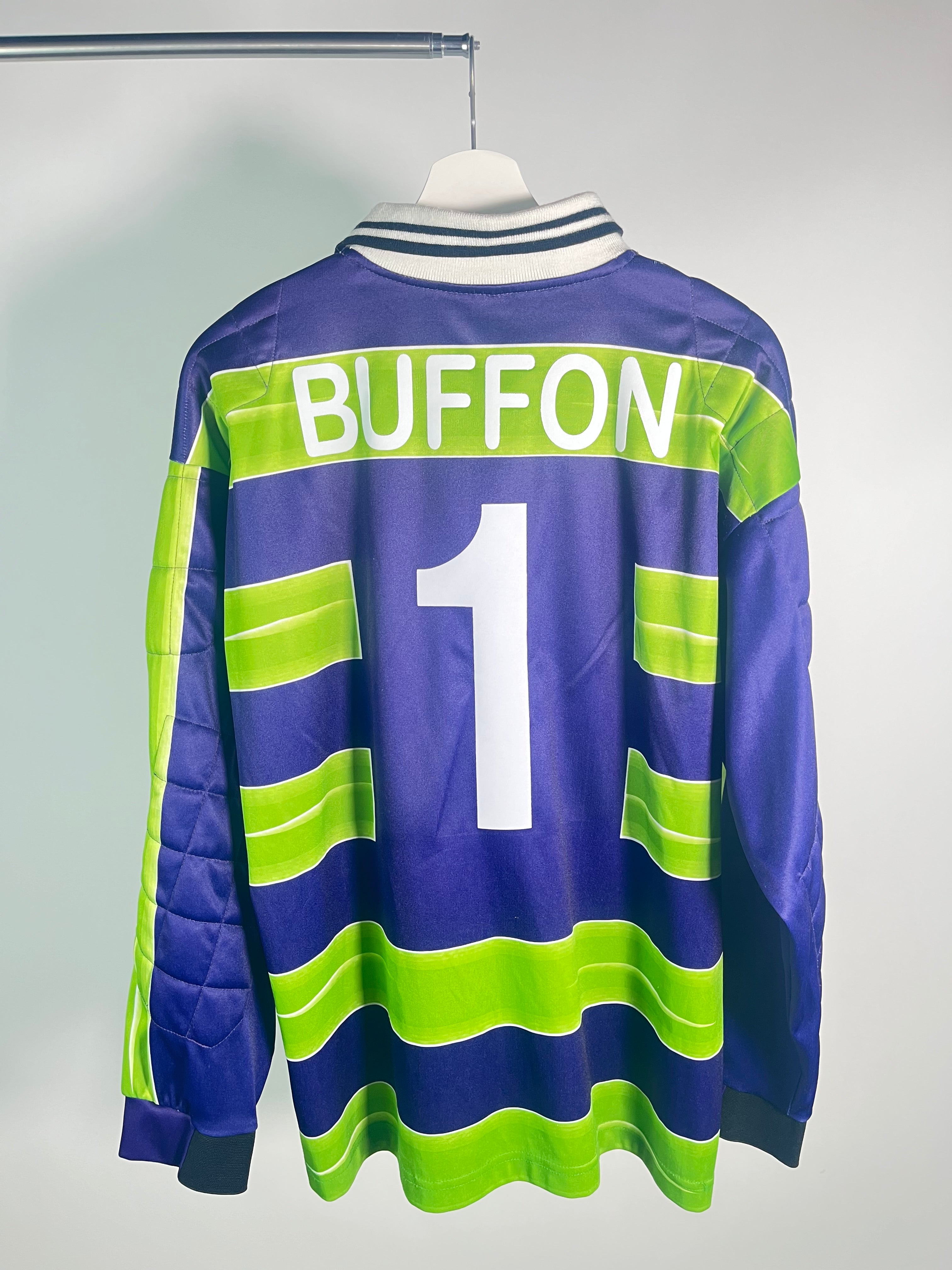 Jersey Parma Portero 1998 1999 Manga Larga Gianluigi Buffon (L)