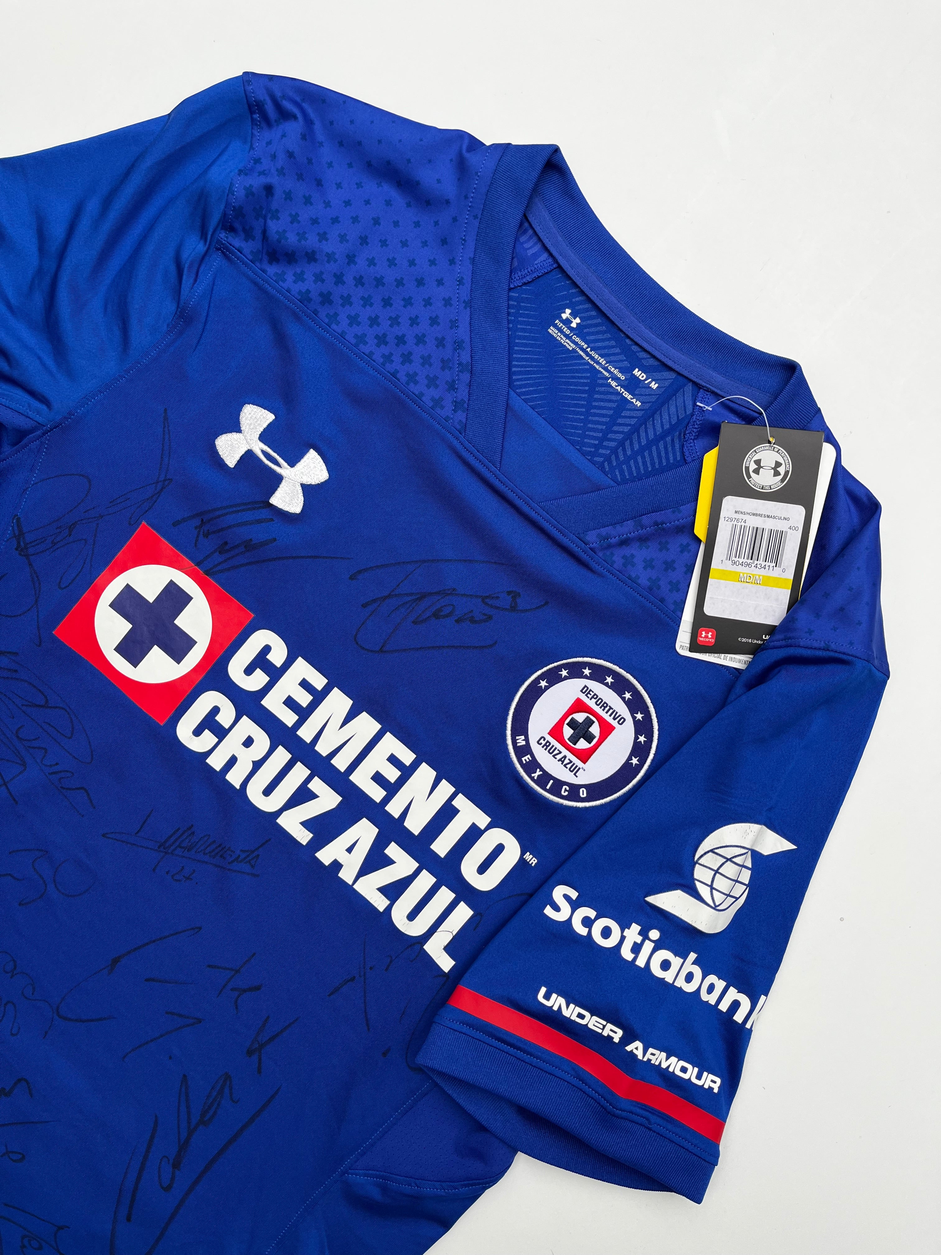 Jersey Cruz Azul Local 2017 2018 Autografiada *C/Etiquetas* (M)