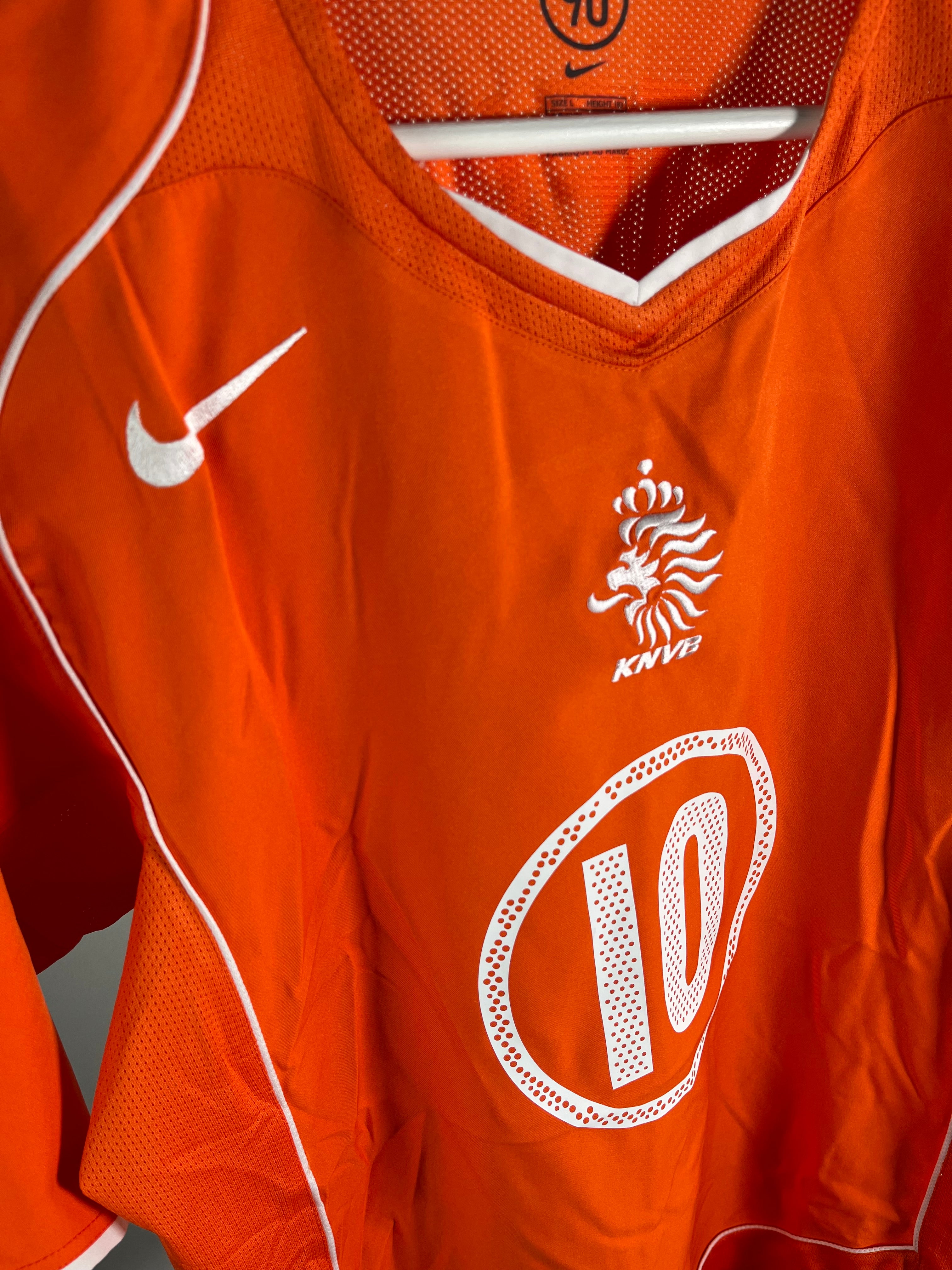 Jersey Holanda Local 2004 2006 *Total 90* Ruud Van Nistelrooy (L)