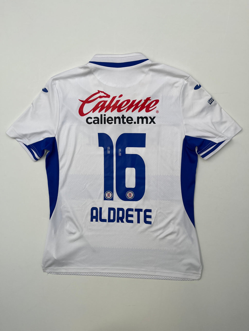 Jersey Cruz Azul Visita 2020 2021 Match Worn Adrián Aldrete (L)