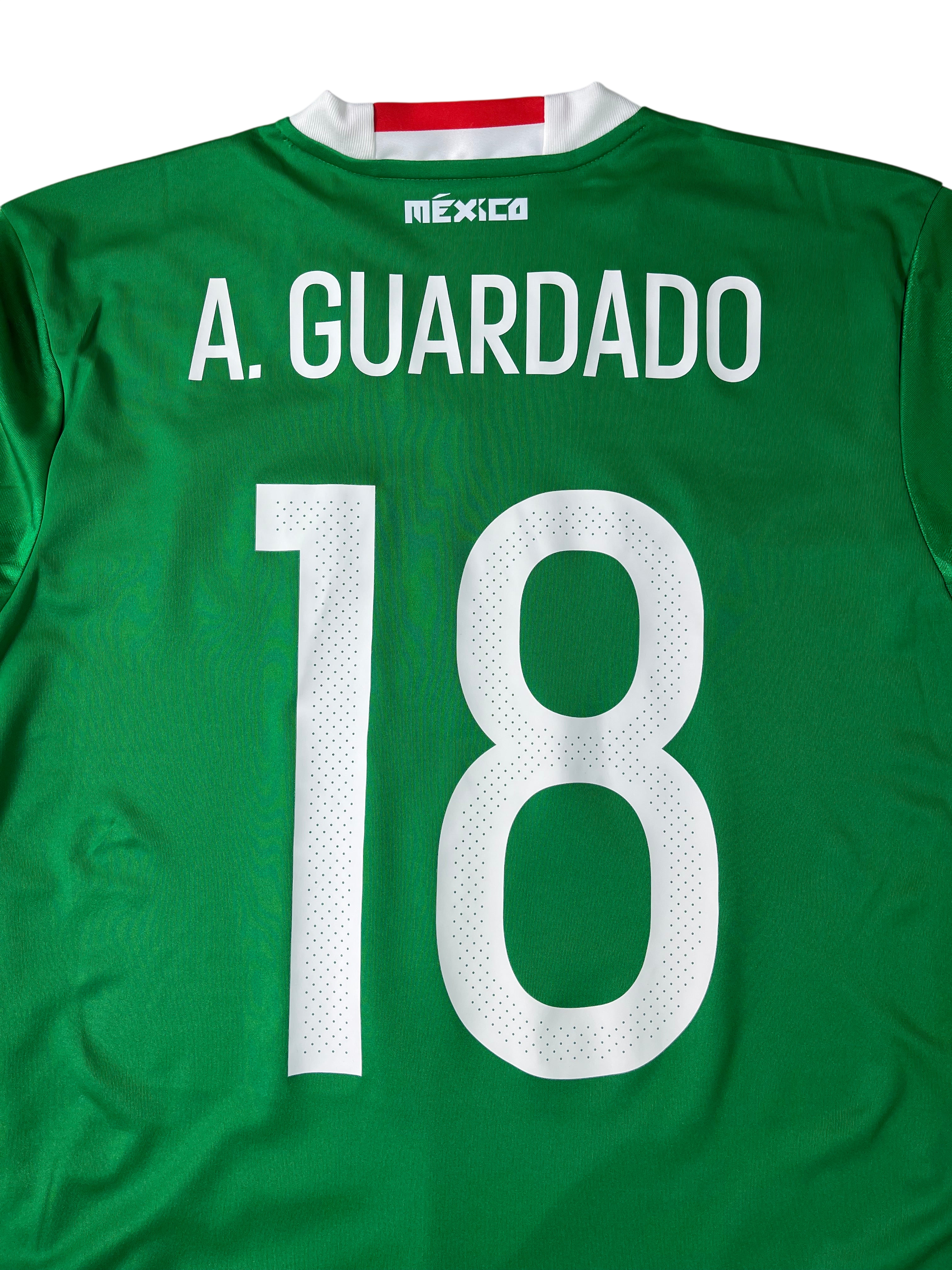 Jersey México Local 2016 2018 Manga Larga Andrés Guardado (M)