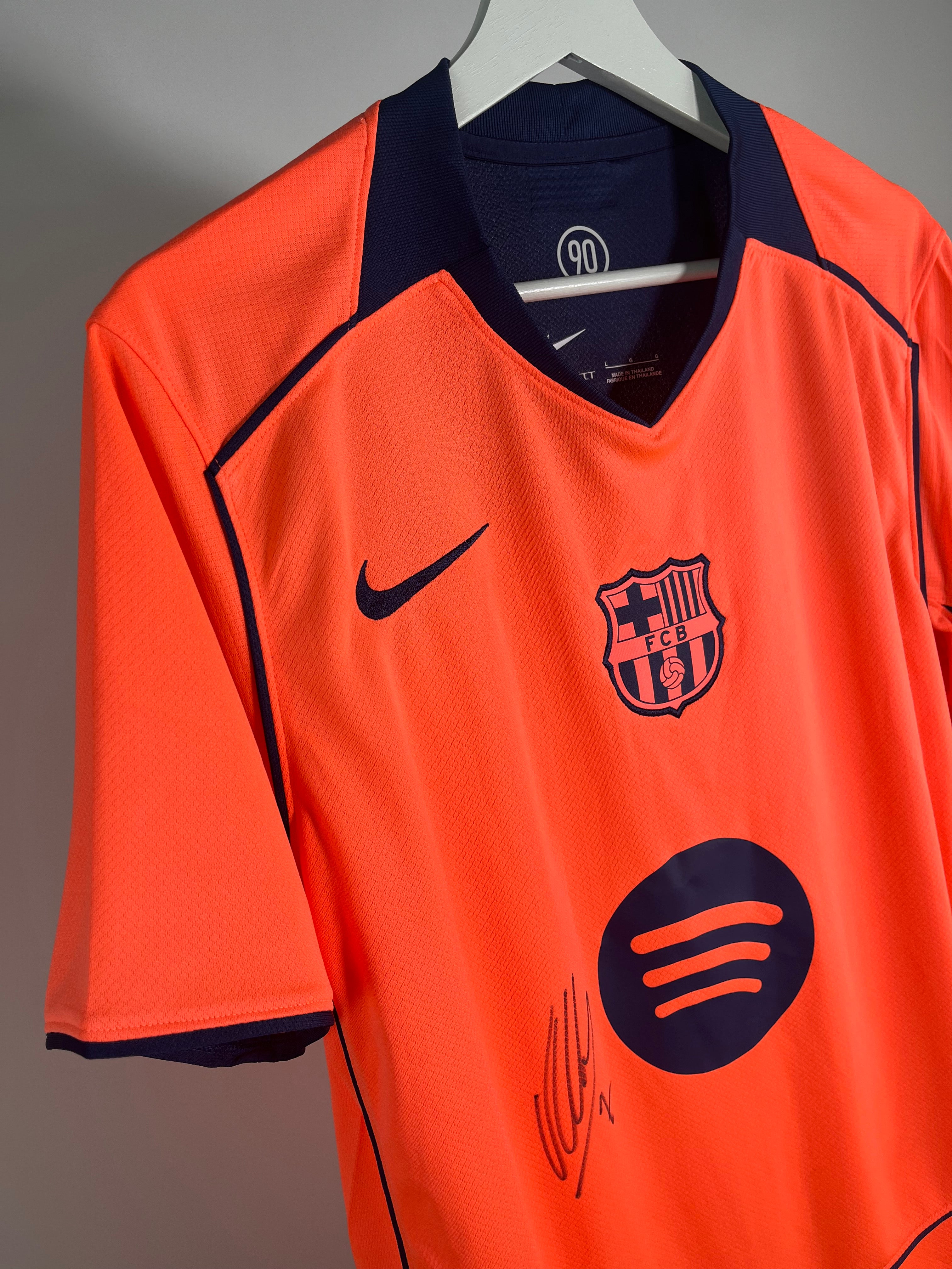 Jersey Barcelona Tercera 2025 2026 Autografiado por David Villa *C/Etiquetas* (L)