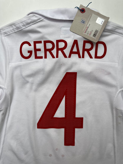 Jersey Inglaterra Local 2010 2011 *C/Etiquetas* Steven Gerrard (S)
