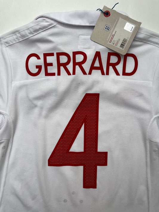 Jersey Inglaterra Local 2010 2011 *C/Etiquetas* Steven Gerrard (S)