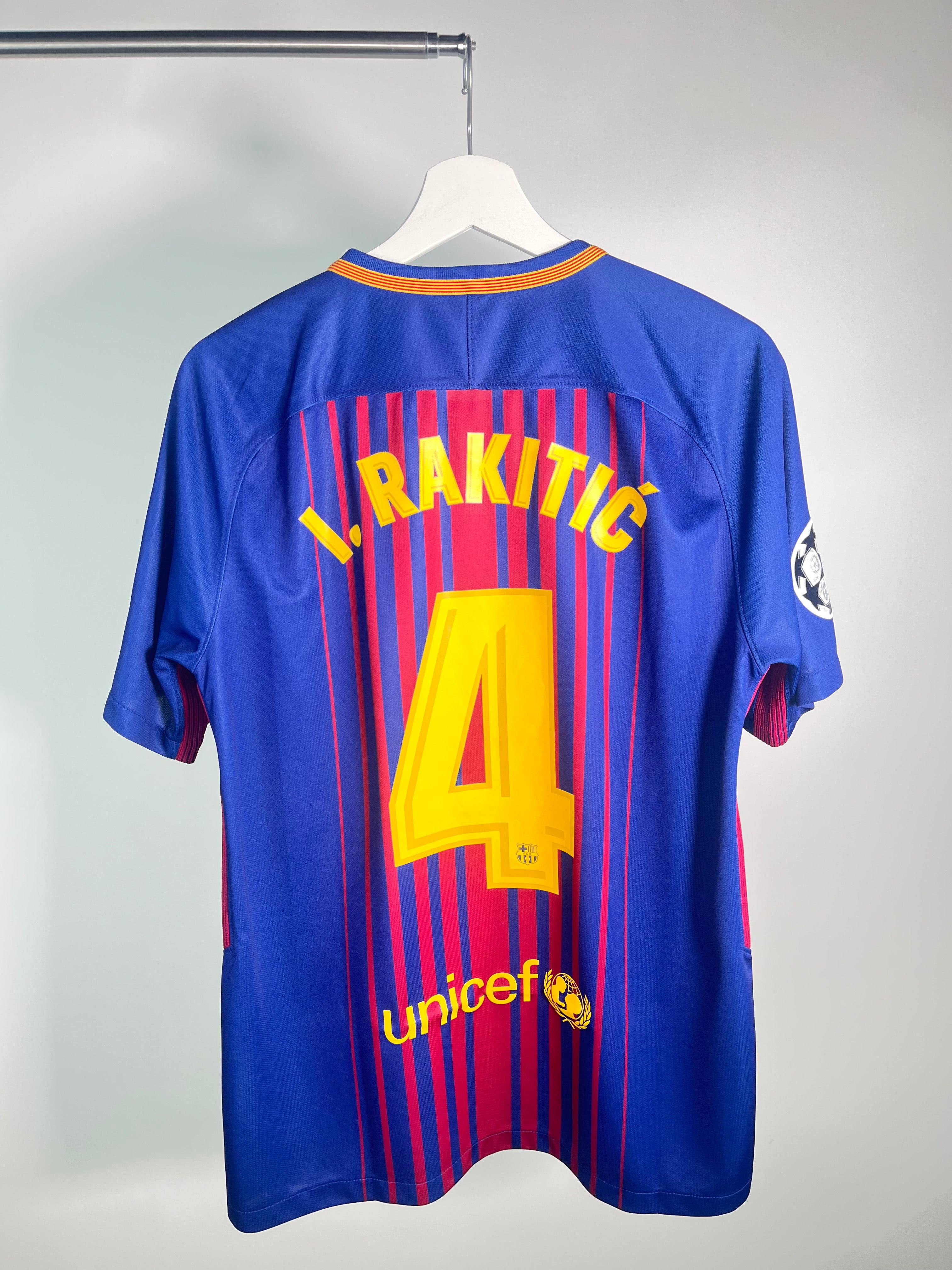 Jersey Barcelona Local 2017 2018 *Champions League* Ivan Rakitic (M)