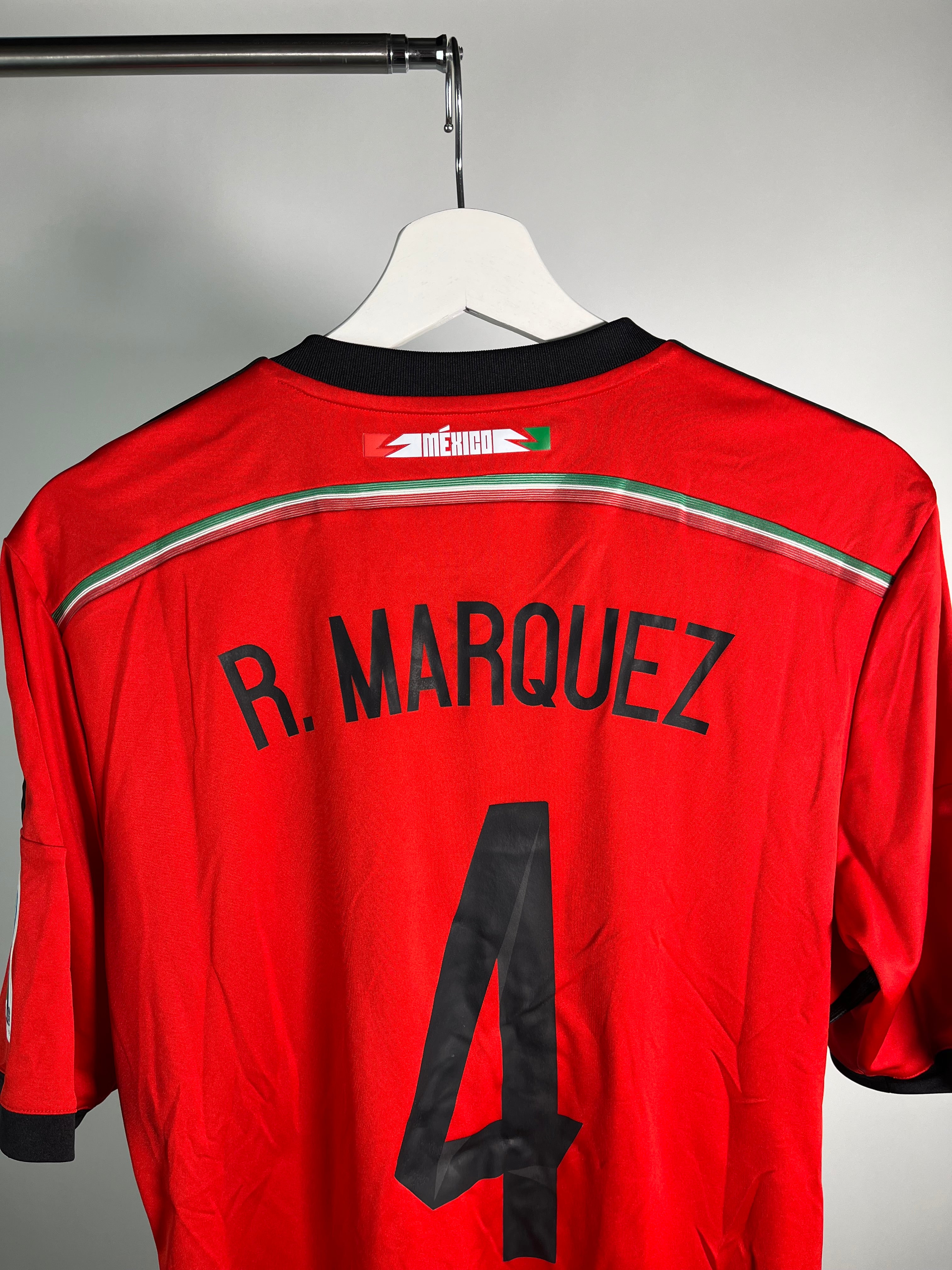 Jersey México Visita 2014 2015 *Match Detail vs Brasil* Rafael Márquez (XL)