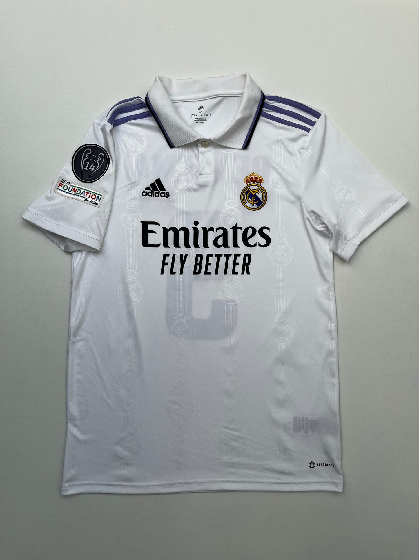 Jersey Real Madrid Local 2022 2023 Karim Benzema *Champions League* (M)