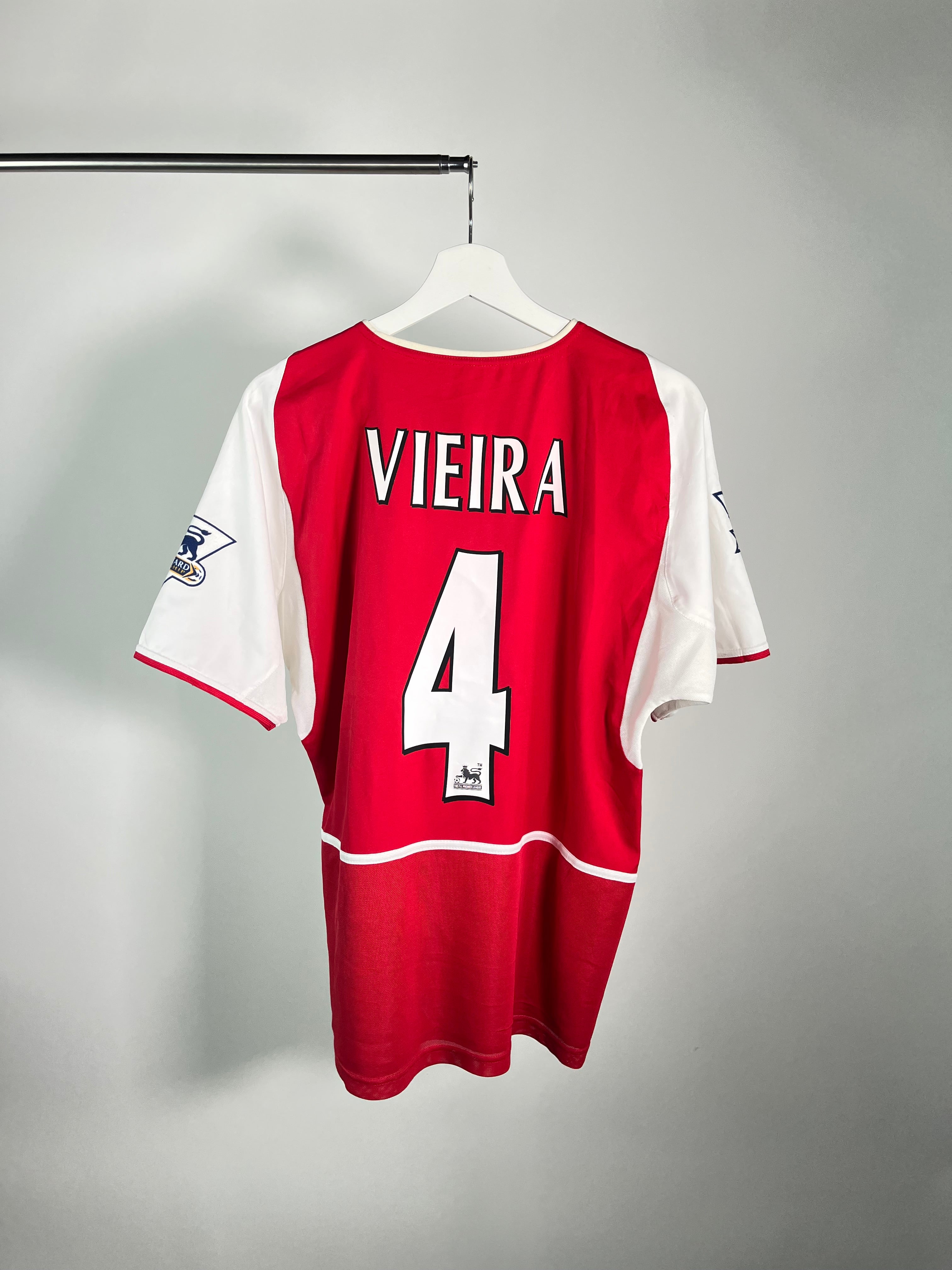 Jersey Arsenal Local 2003 2004 Patrick Vieira (M)