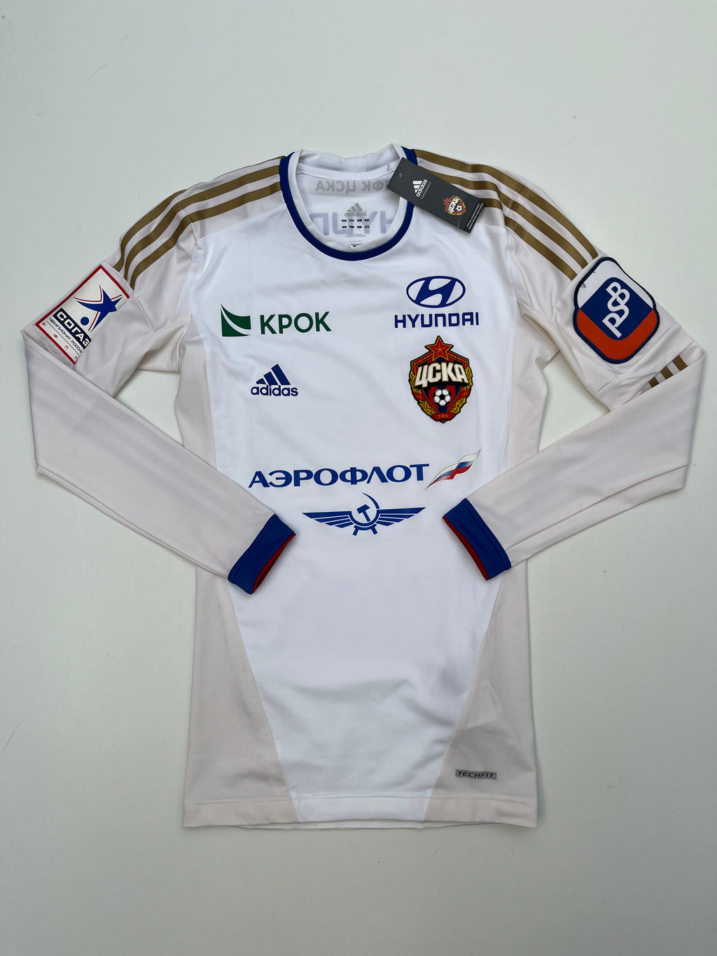 Jersey CSKA Moscú Visita 2012 2013 Versión Jugador Techfit (M)